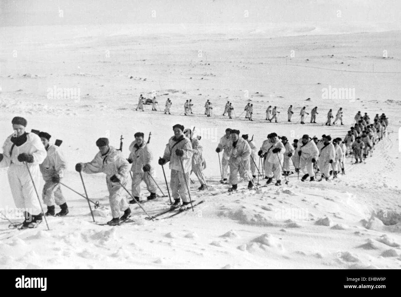 Artico sovietica truppe nel 1944 Foto Stock