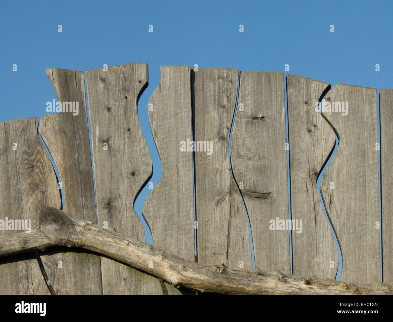 Imbarco di legno Foto Stock