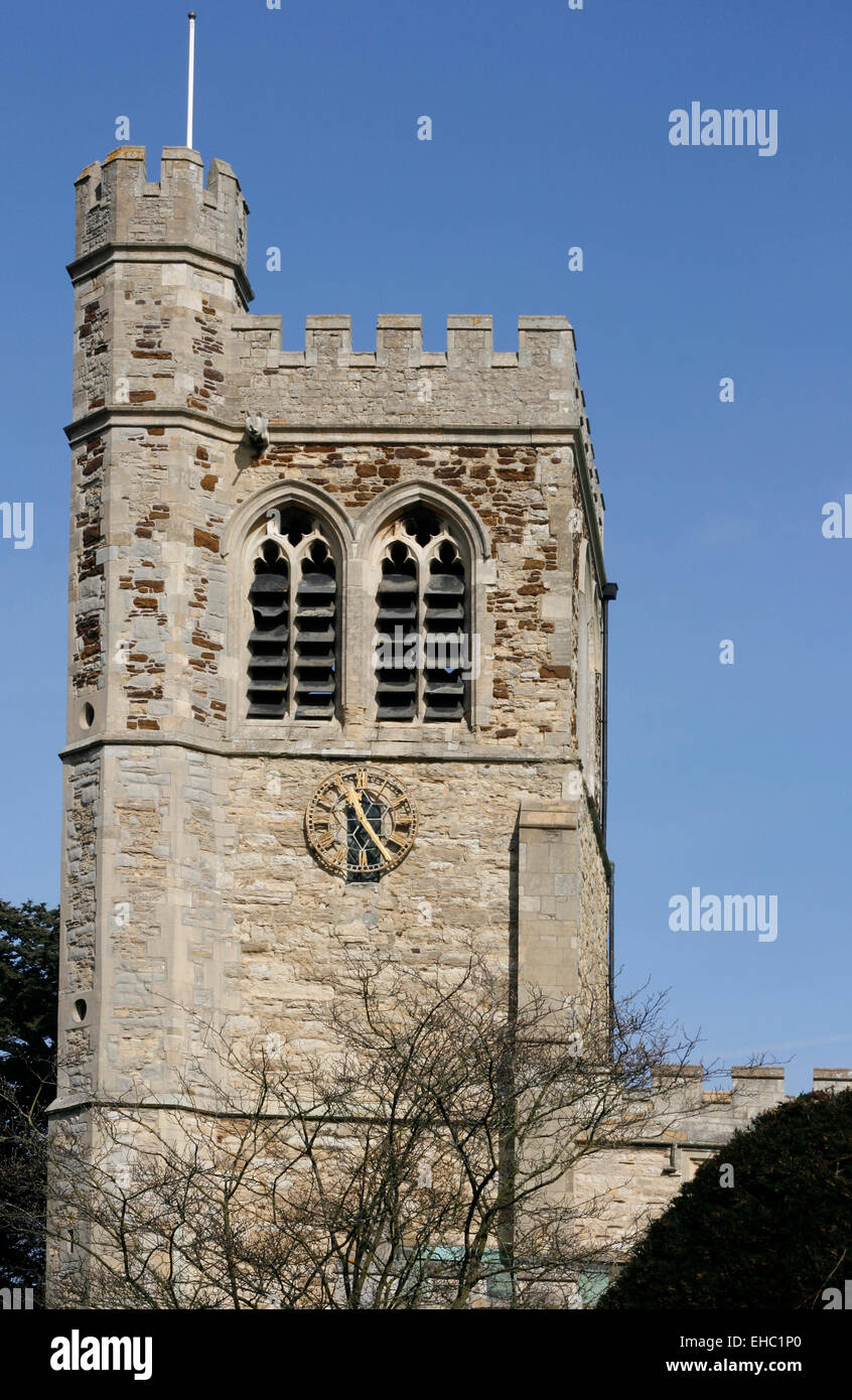 La Chiesa di Santa Maria Bletchley Milton Keynes Buckingamshire REGNO UNITO Foto Stock