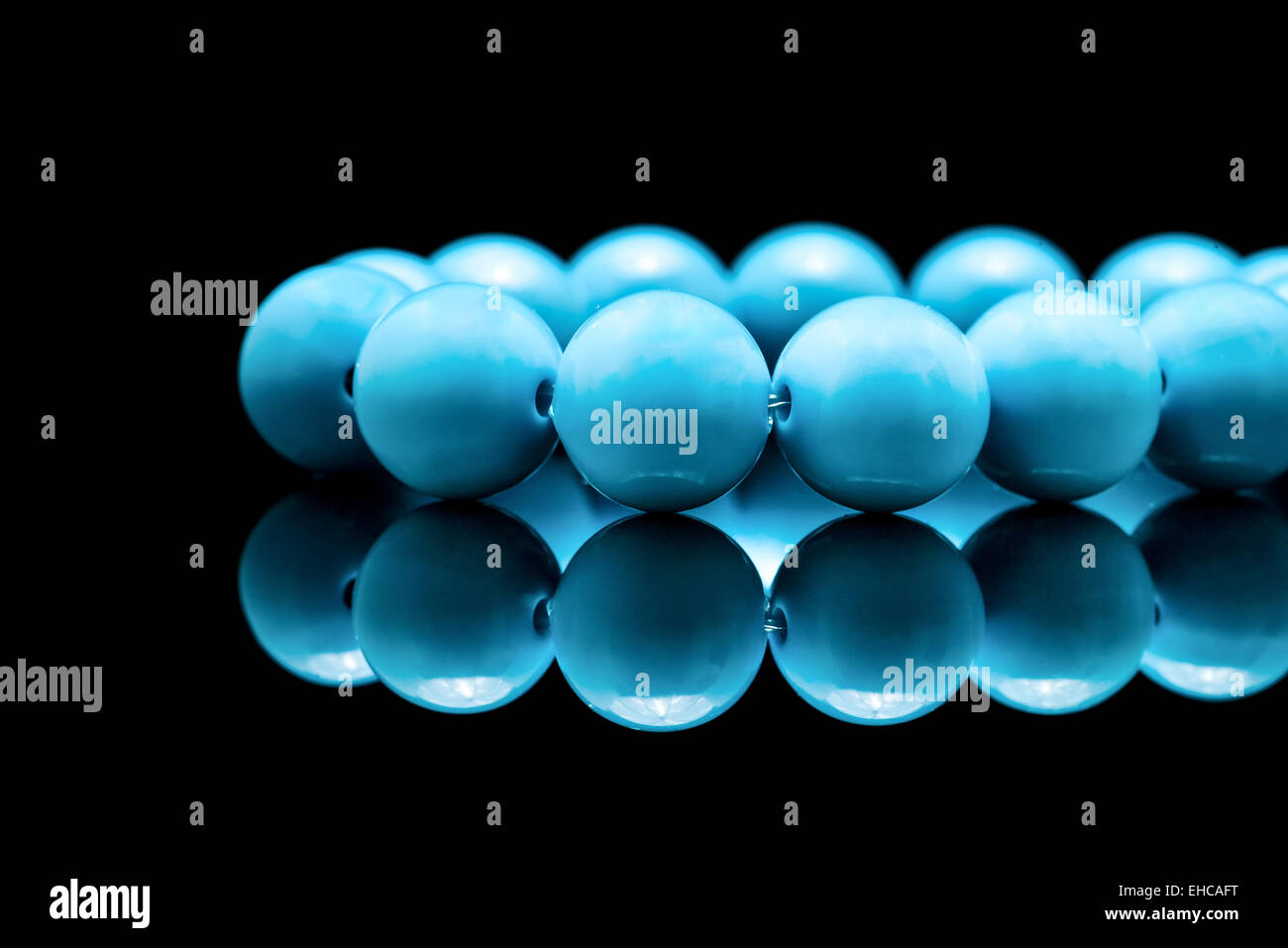 Blu perle di corallo Foto Stock