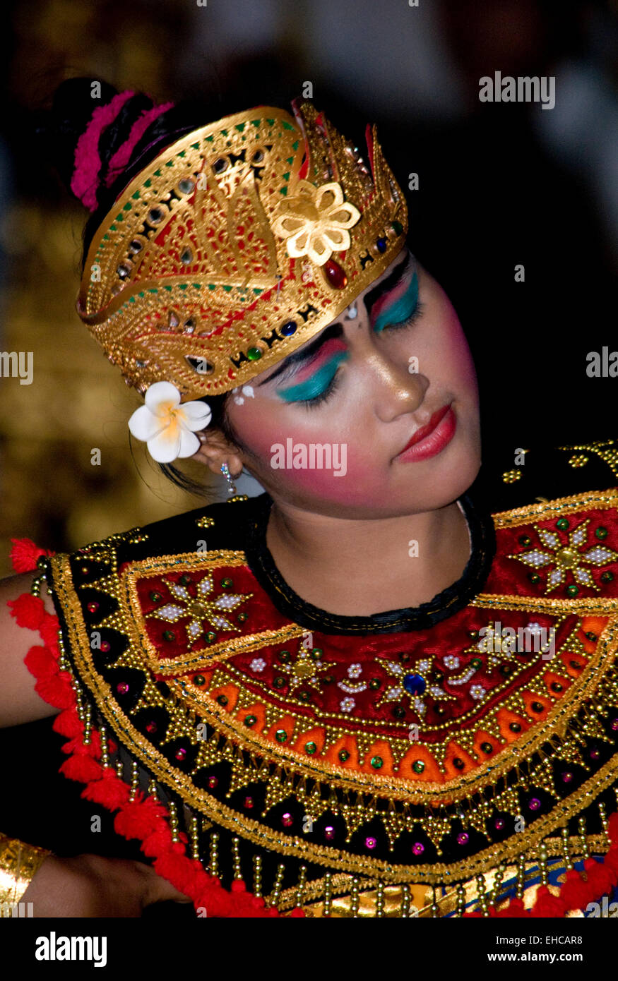 Il tradizionale design Balinese ballerini. Foto Stock