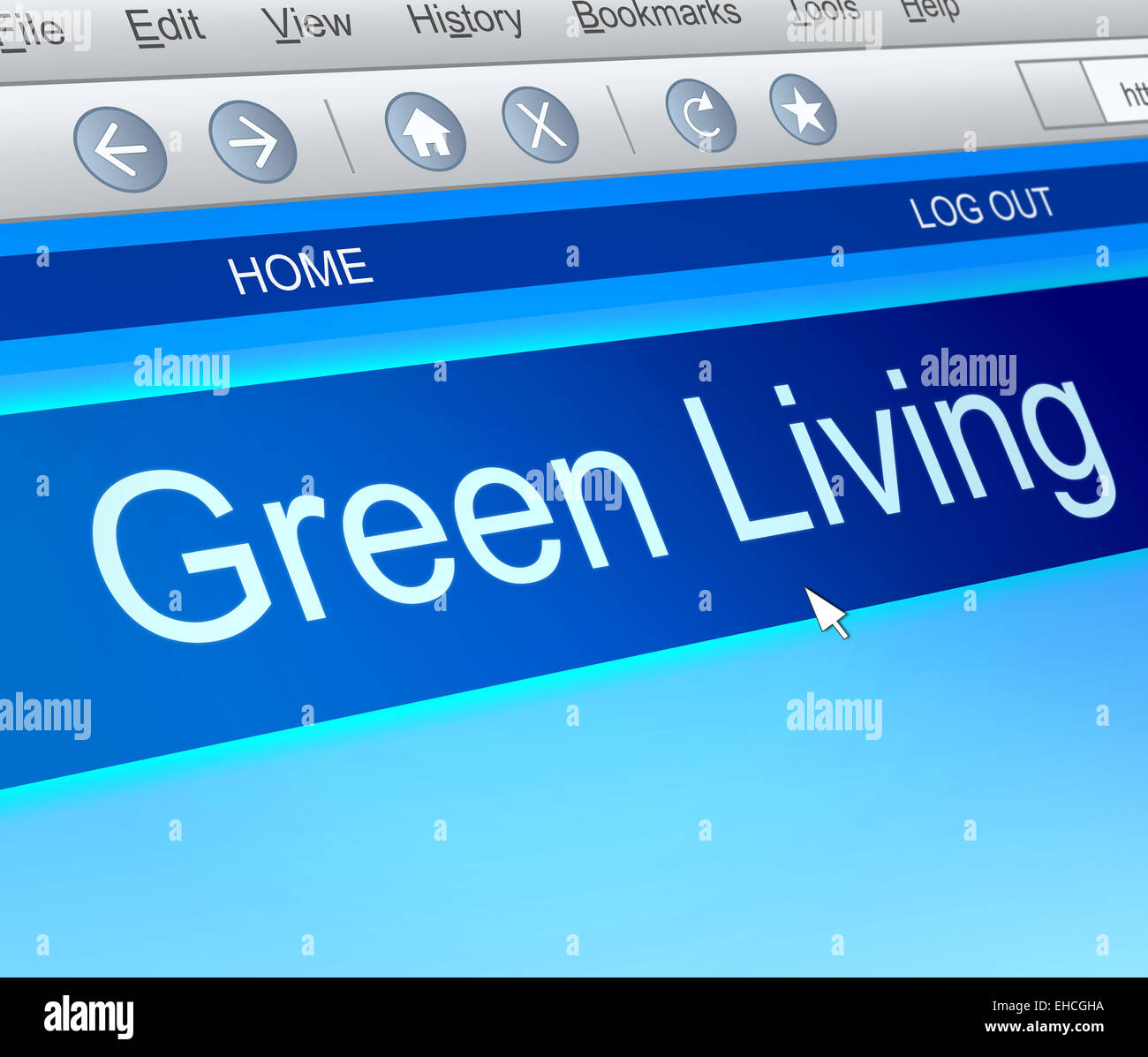 Vivere green concept. Foto Stock