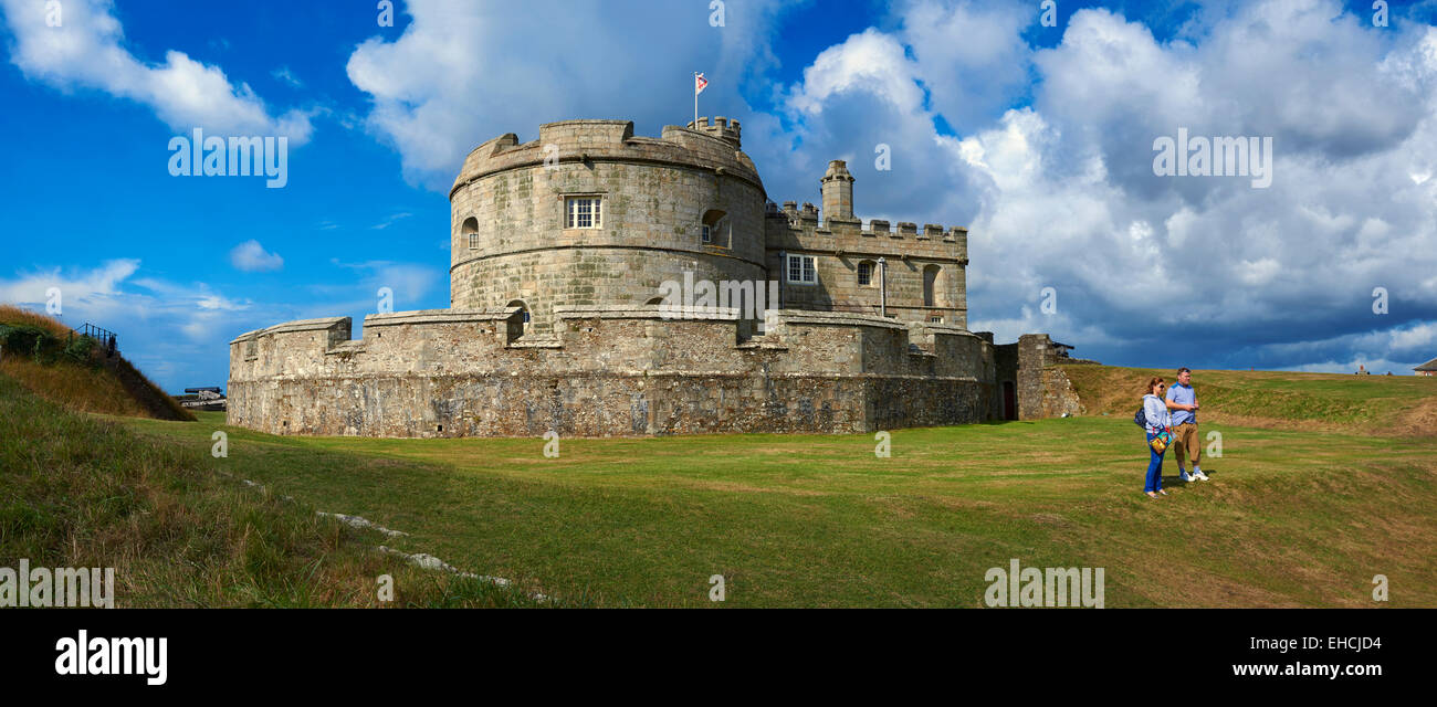 Il Castello di Pendennis uno di Enrico VIII Dispositivo Fortini, costruita tra 1539 - 1545 Colchester, Inghilterra Foto Stock