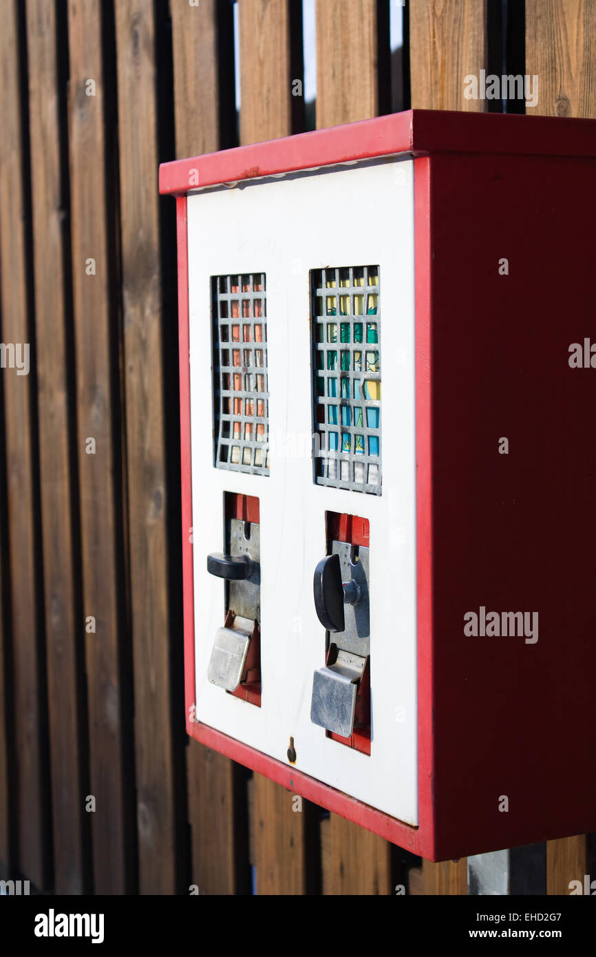 Kaugummiautomat - distributore Foto Stock