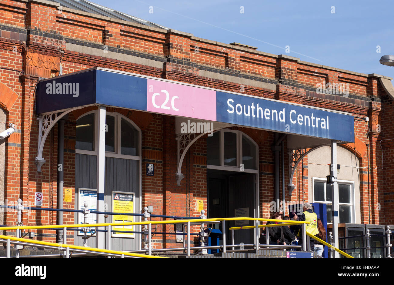 C2C SOUTHEND STAZIONE FERROVIARIA CENTRALE, Southend-on-Sea Foto Stock