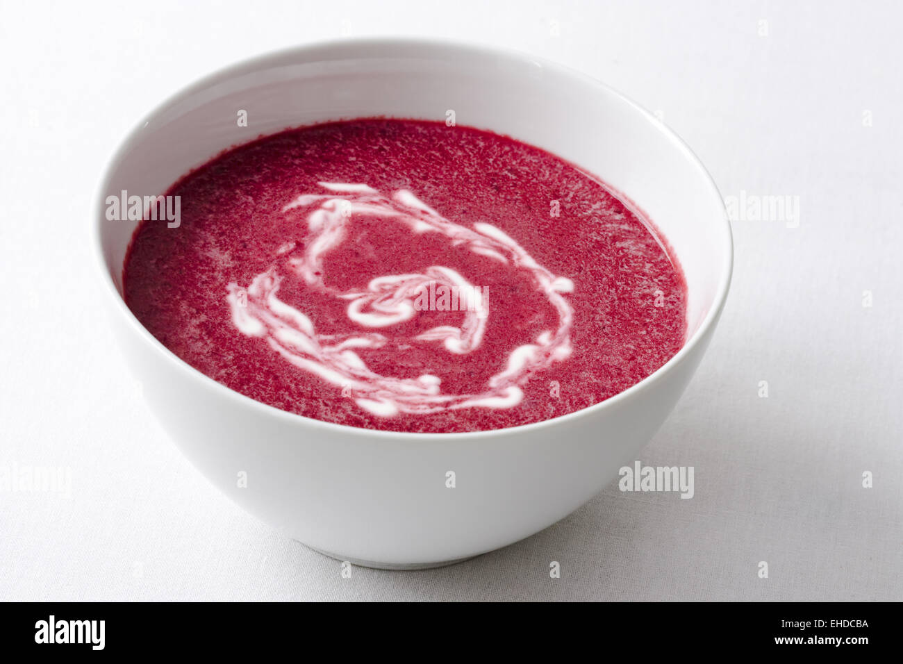 Rote Beete Suppe - zuppa di barbabietole Foto Stock
