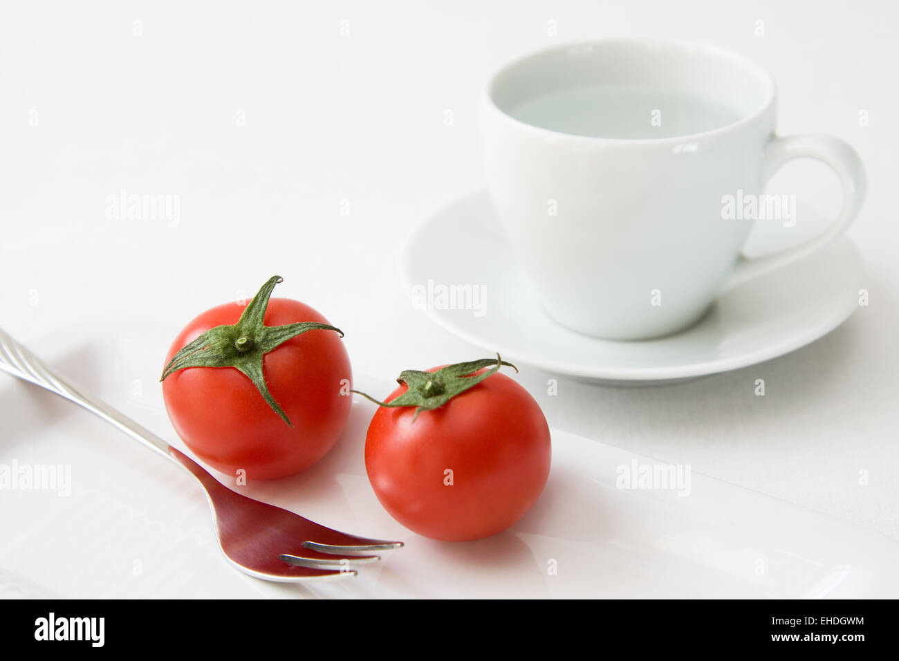 Tomaten und Wasser - Pomodori e acqua Foto Stock