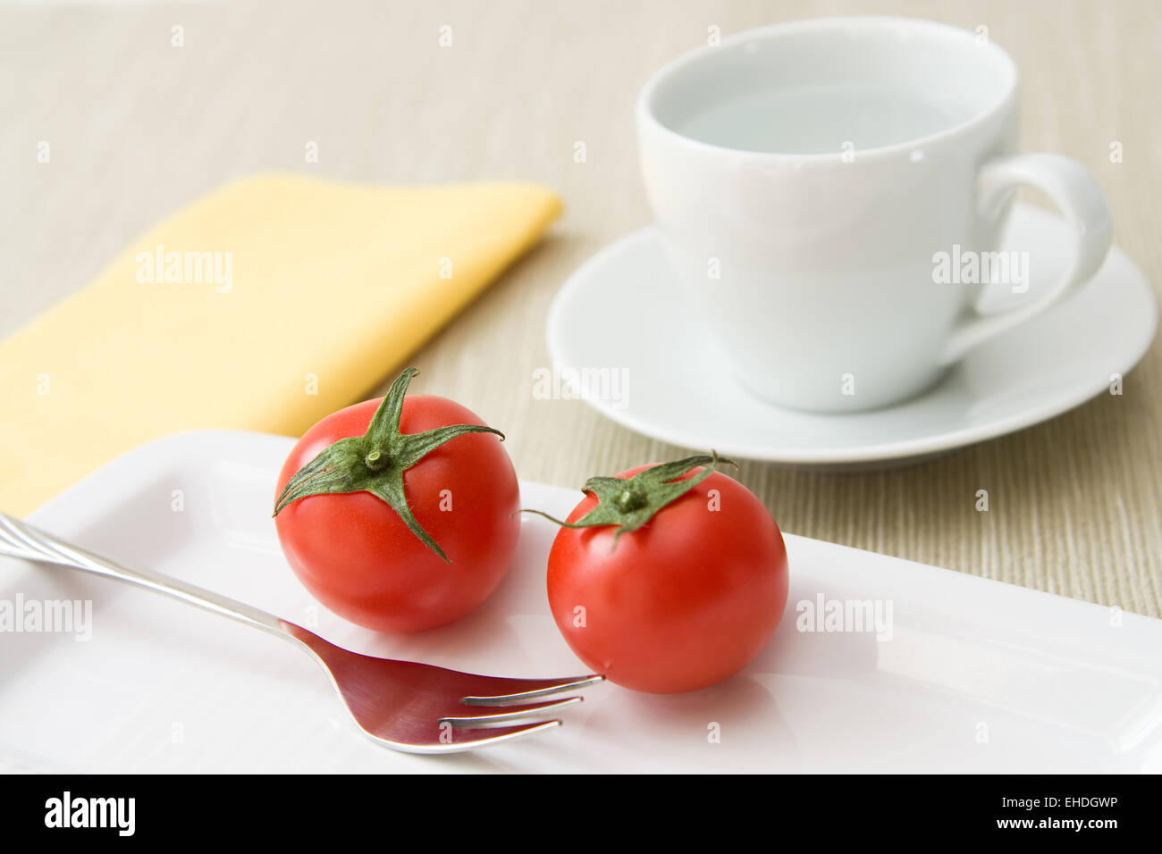 Tomaten und Wasser - Pomodori e acqua Foto Stock