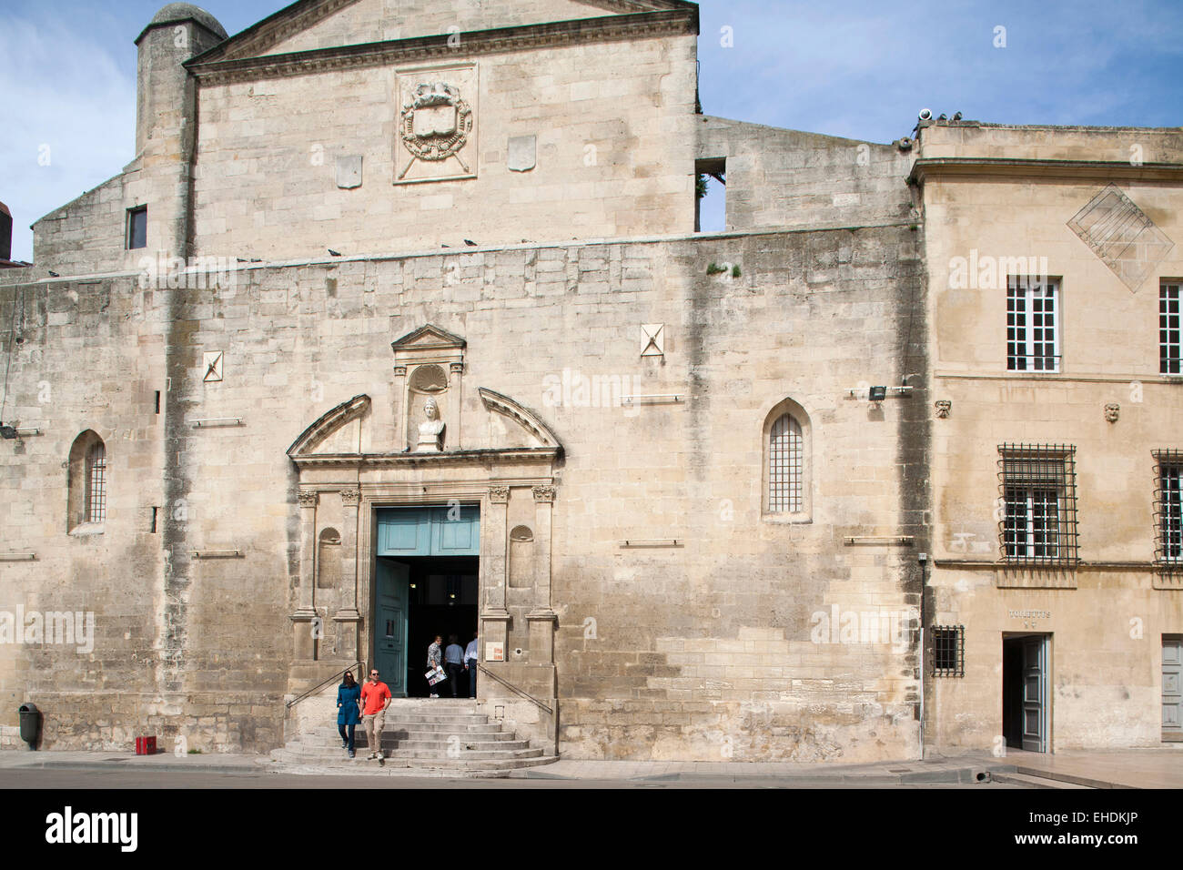 Chapelle Sainte Anne, place de la Republique, Arles, la Camargue, la Provenza, Francia, Europa Foto Stock