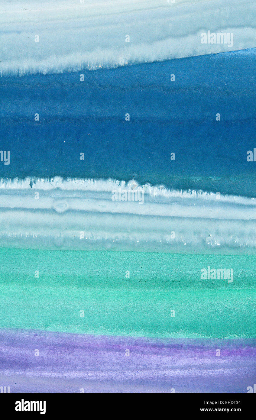 Una pittura astratta swatch Foto Stock