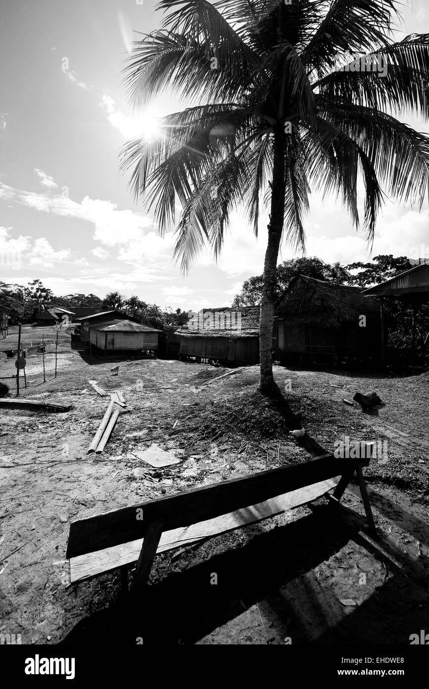 Remoyacu. Yavari fiume. Amazon. Perù Foto Stock