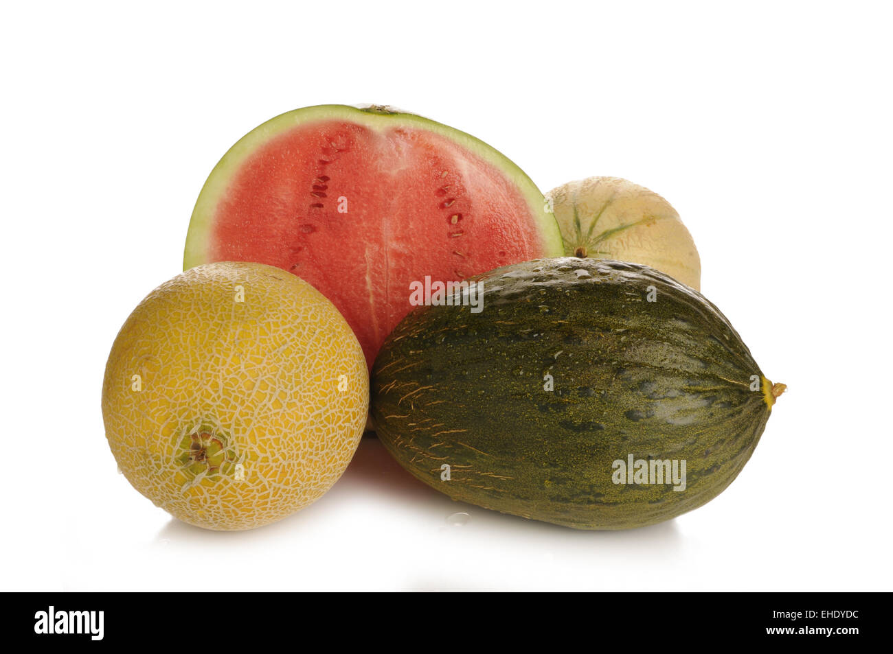 succoso melone Foto Stock