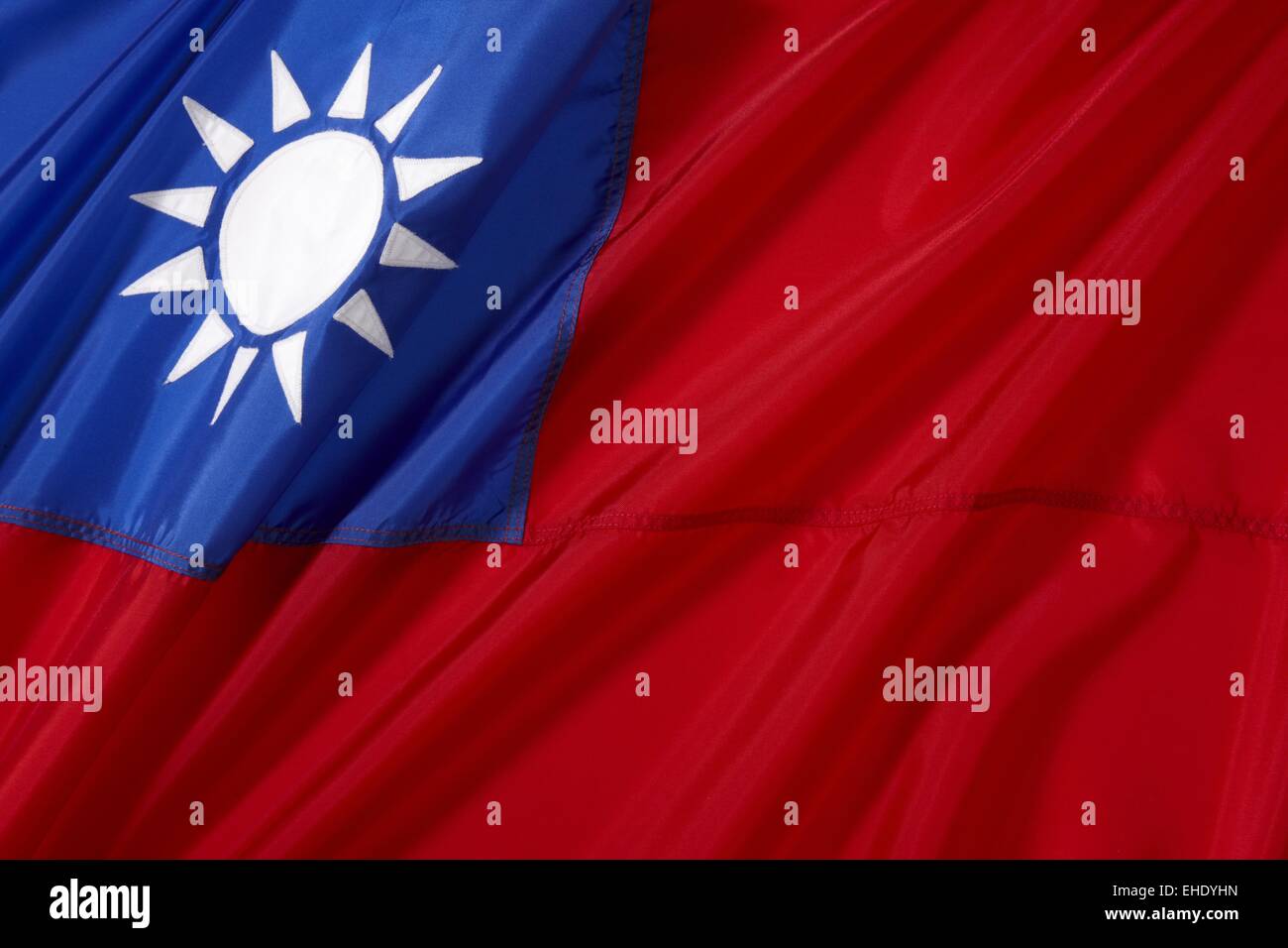 Bandiera di Taiwan Foto Stock