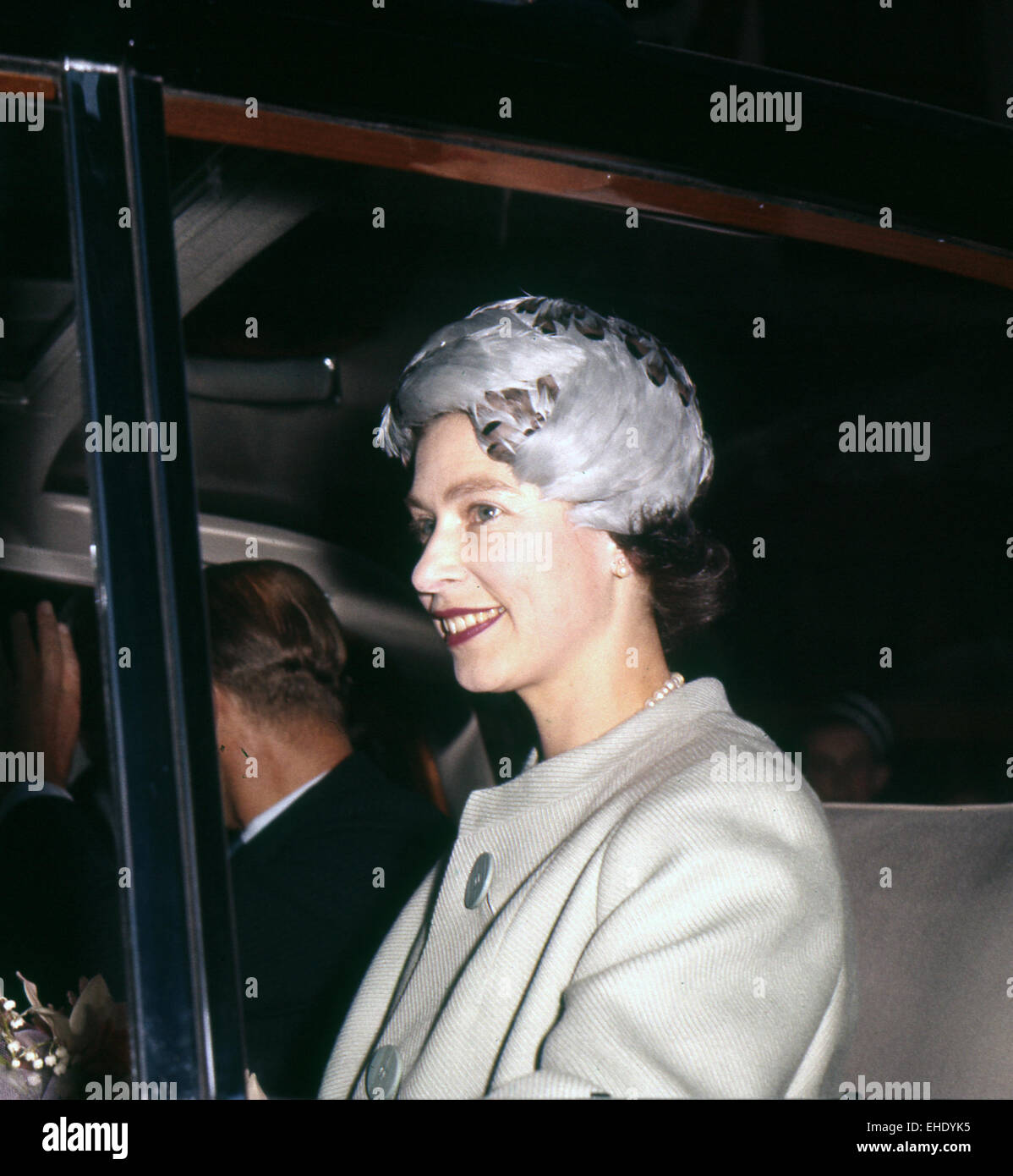 La Regina Elisabetta II nel 1960. Foto Stock