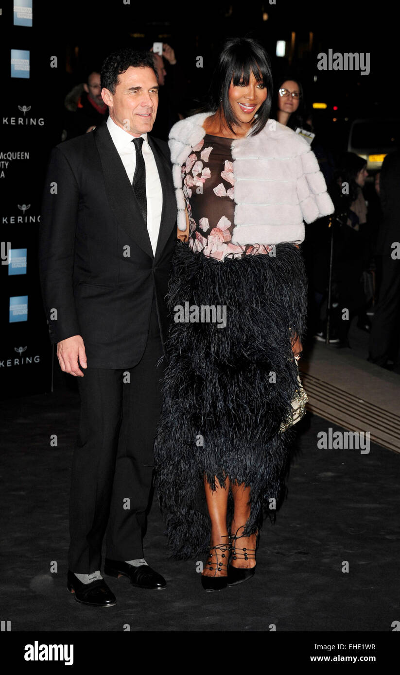 Londra, Regno Unito. Xii marzo, 2015. Naomi Campball frequentare Alexander McQueen ; selvaggia bellezza al V & A Museum London12th marzo2015 Credit: Peter Phillips/Alamy Live News Foto Stock