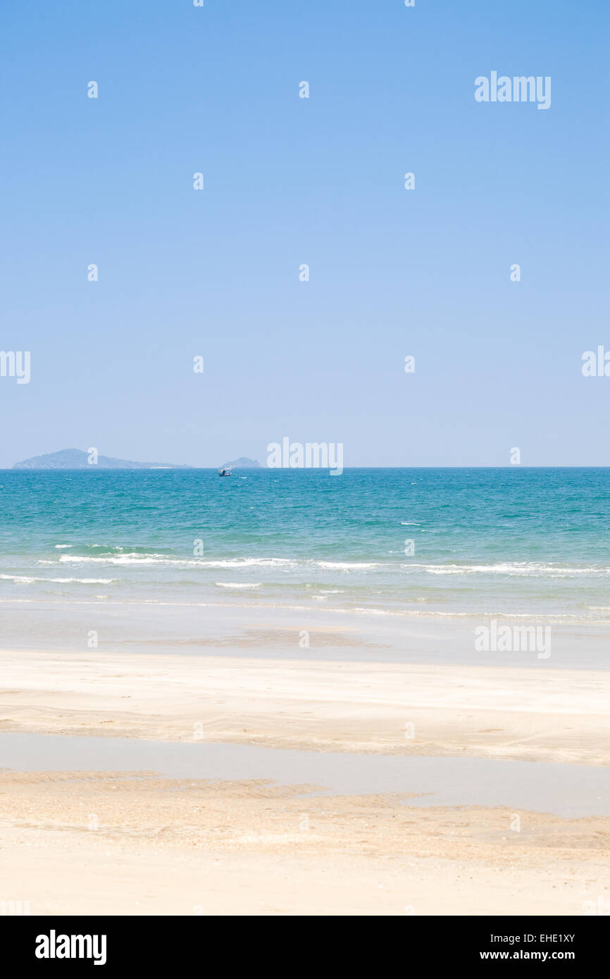 Spiaggia di estate Foto Stock