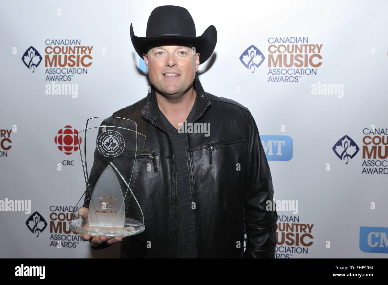 2014 Canadian Country Music Association Awards - sala stampa dotata di: Gord Bamford dove: Edmonton, Canada quando: 08 Set 2014 Foto Stock