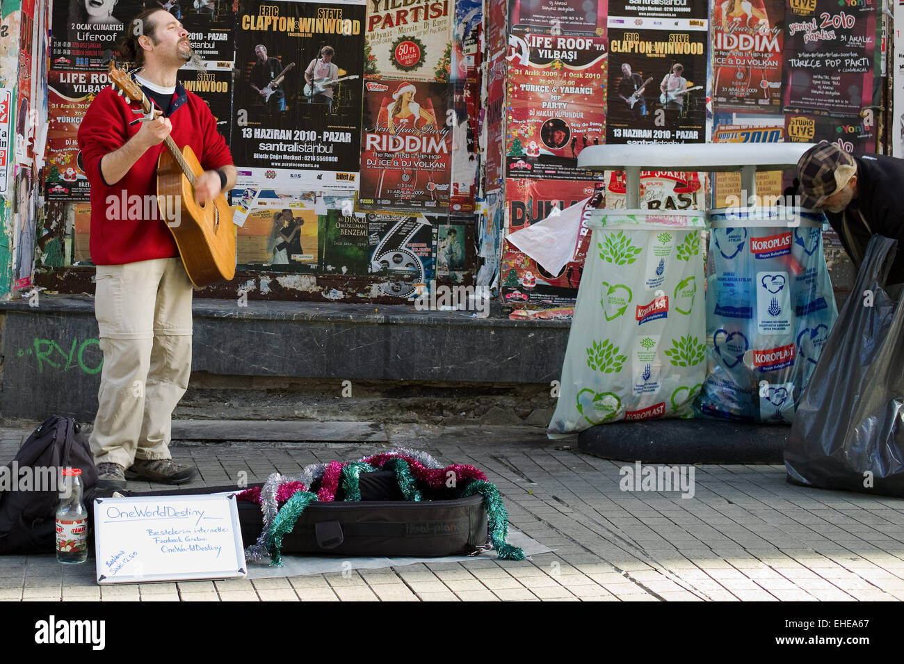 Strada vivere Istanbul - Leben in Istanbul Foto Stock