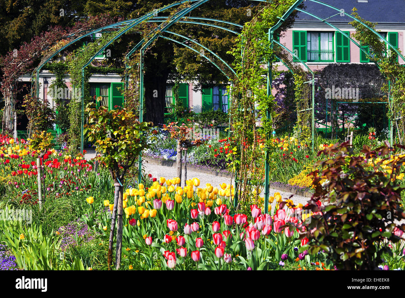 La casa e il giardino di Claude Monet, Francia Foto Stock