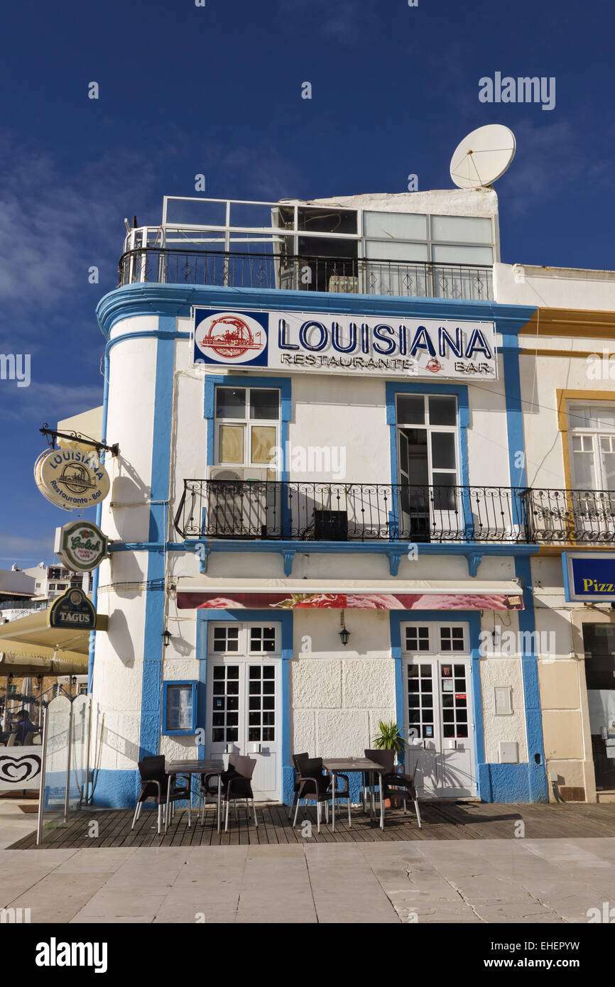 Ristorante a Albufeira Foto Stock