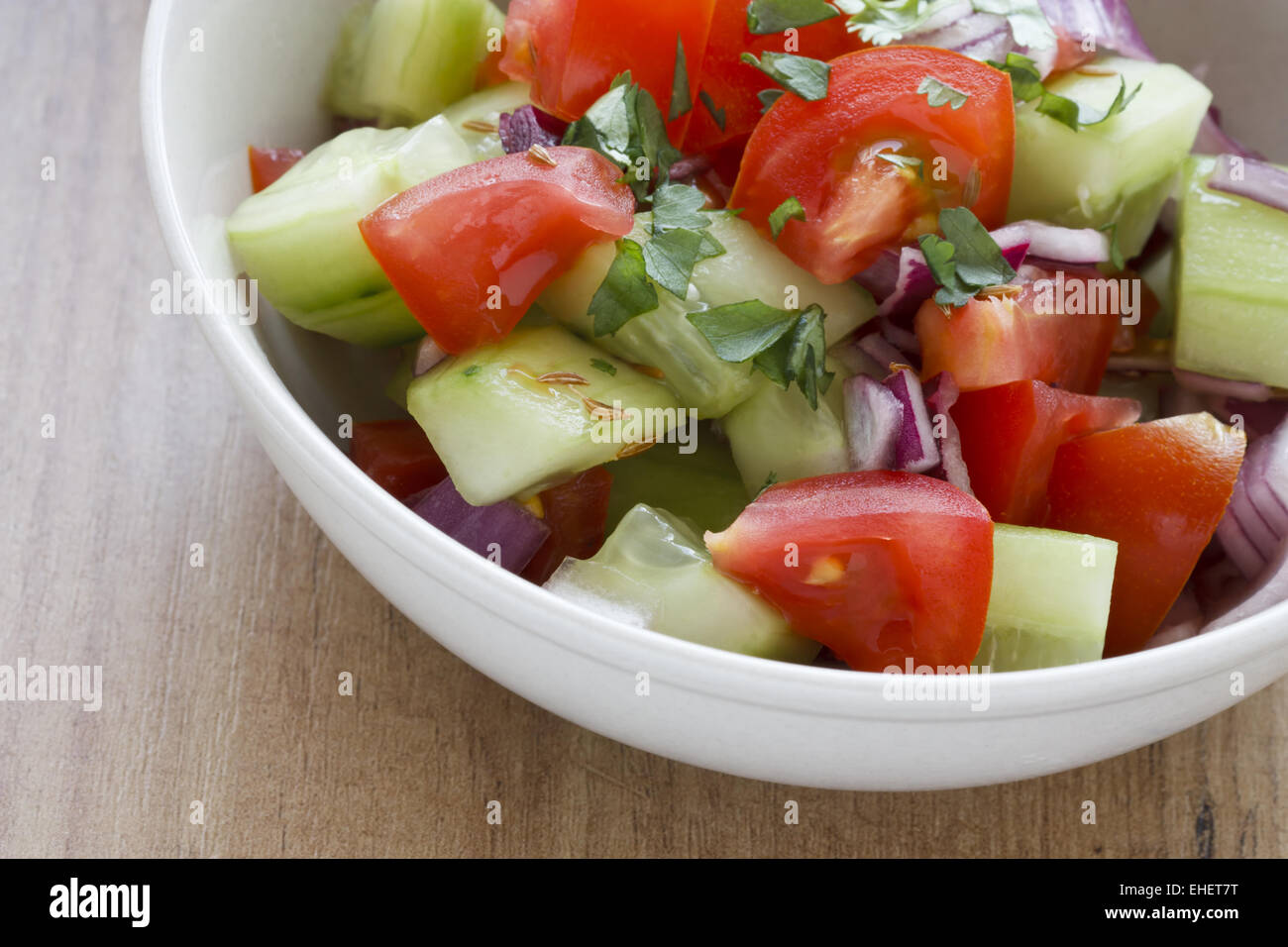 Indischer Salat Foto Stock