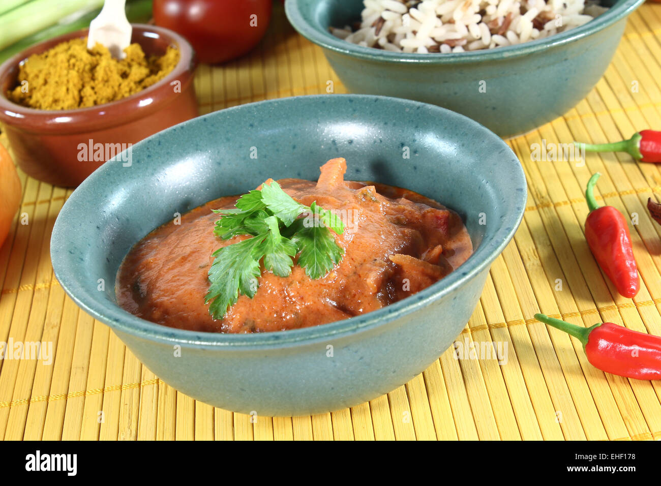 Curry rosso Foto Stock