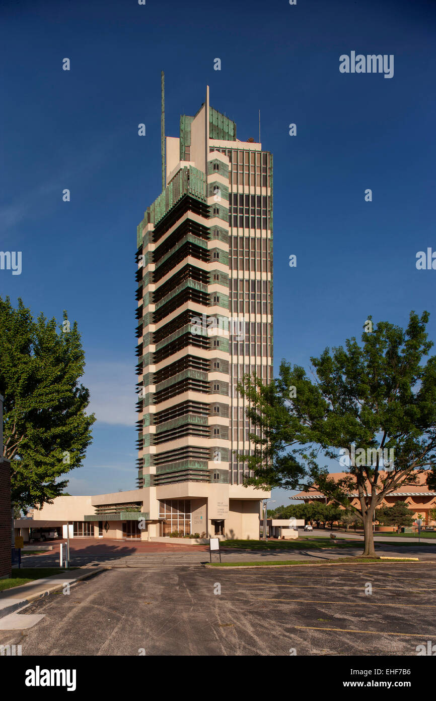 Price Tower, Bartlesville, Oklahoma Foto Stock