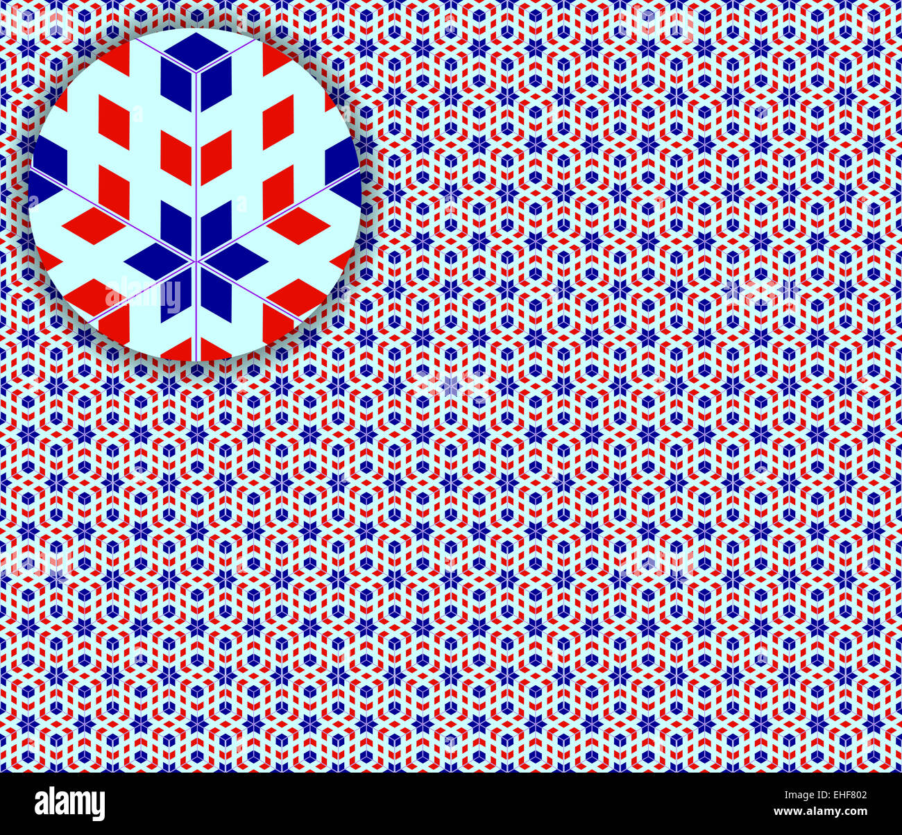 La pop art seamless texture dettagliate Foto Stock