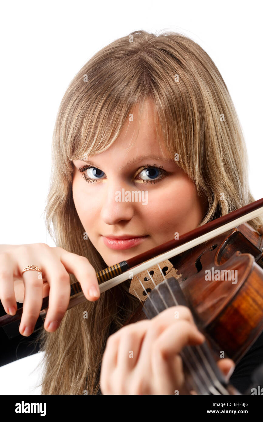 Violinista Foto Stock