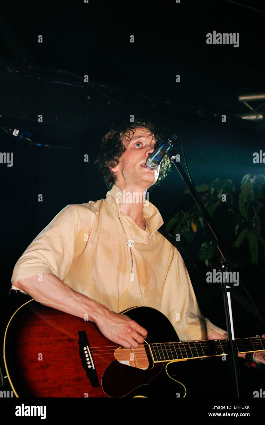 British Sea Power dal vivo sul palco XFM presso la croce TDK Festival centrale di Londra. Foto Stock