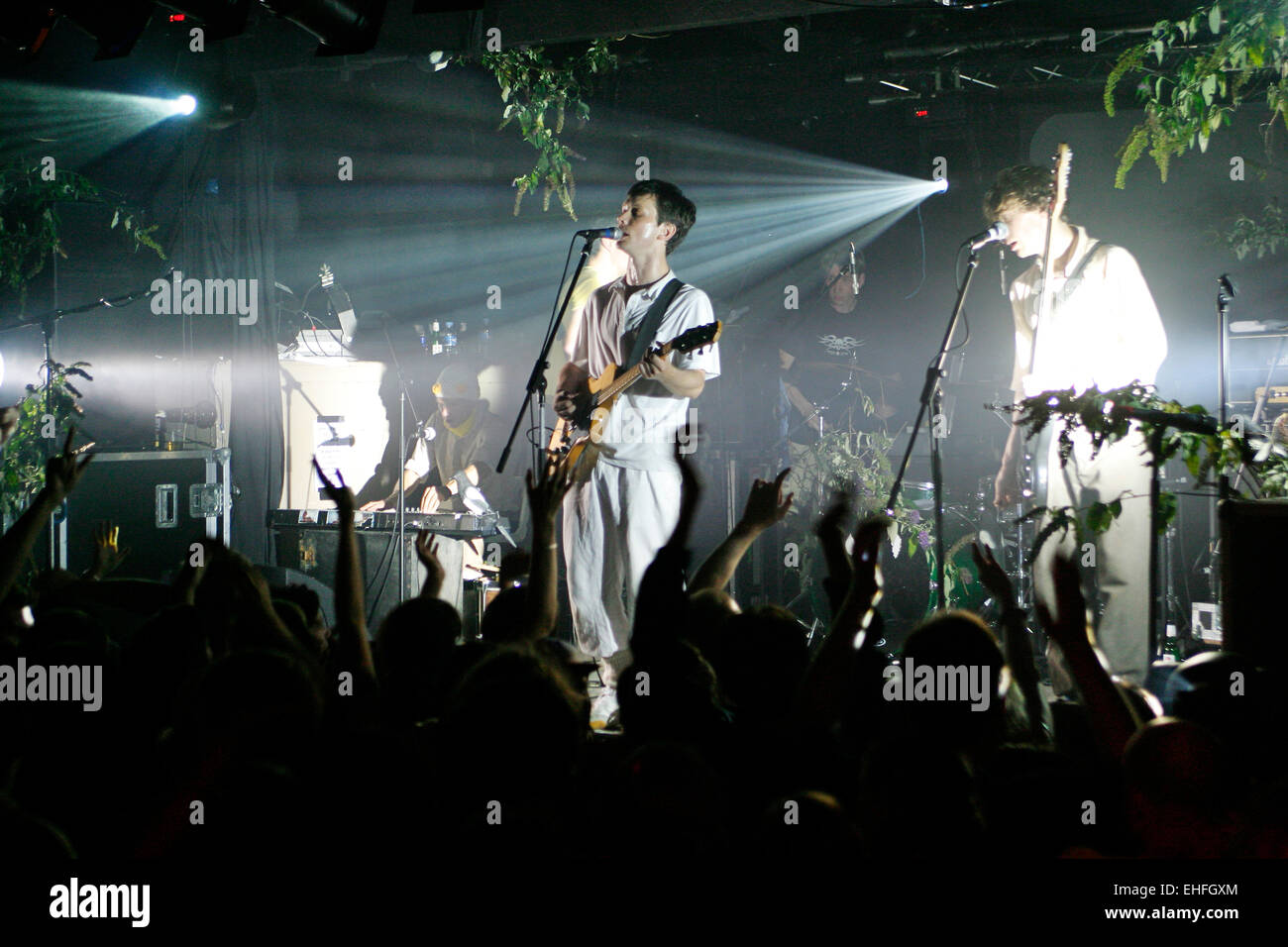 British Sea Power dal vivo sul palco XFM presso la croce TDK Festival centrale di Londra. Foto Stock