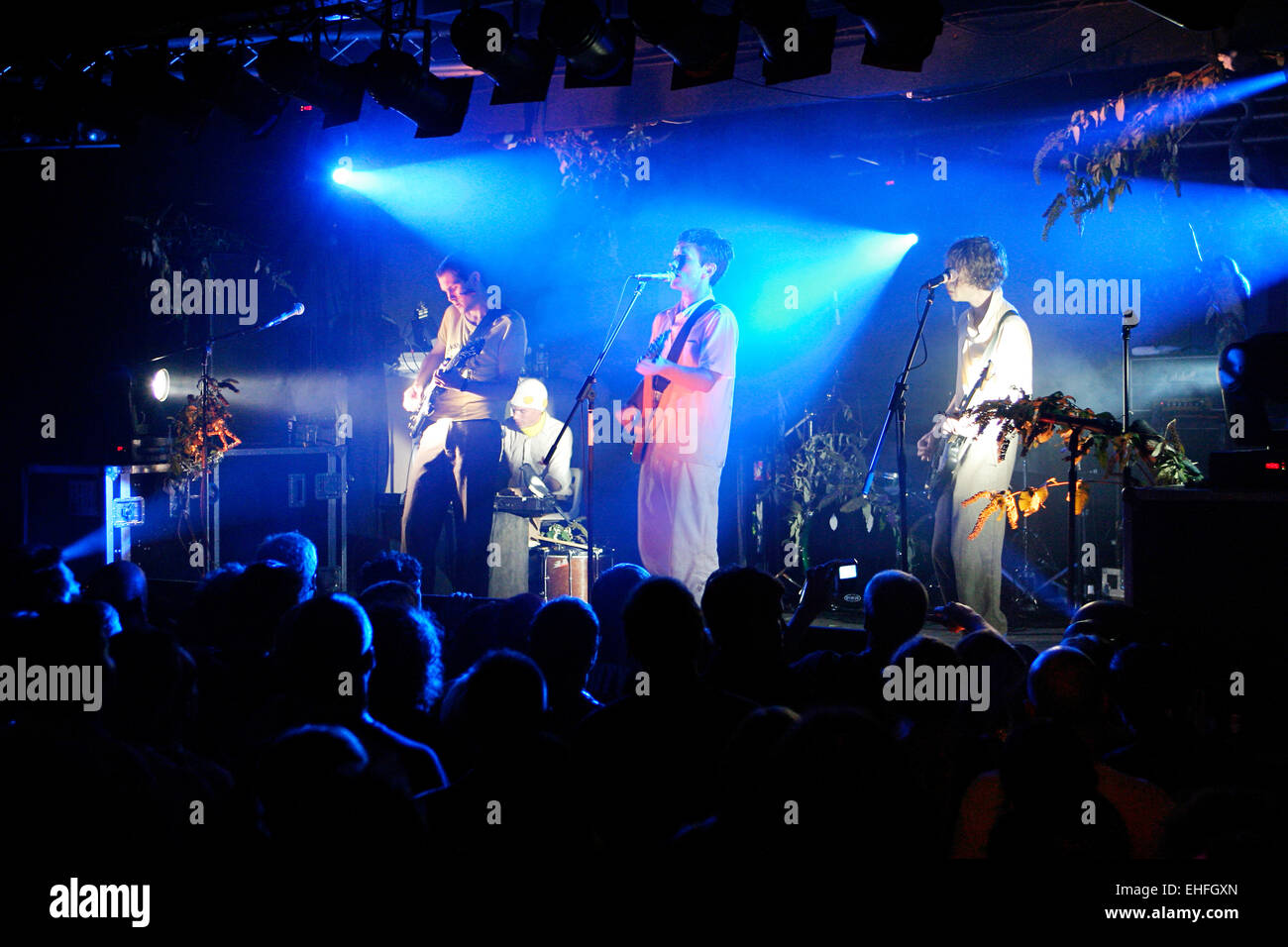 British Sea Power dal vivo sul palco XFM presso la croce TDK Festival centrale di Londra. Foto Stock