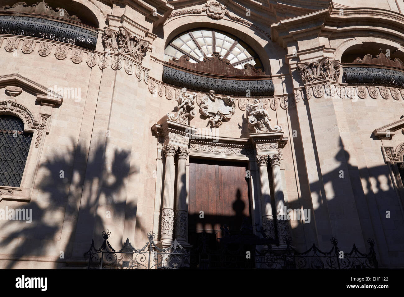 Architettura religiosa a Catania, Sicilia, Italia. Foto Stock