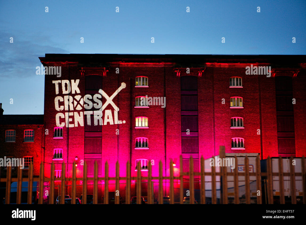 TDK Cross Central Festival 2007 a tela in Kings Cross a Londra. Foto Stock