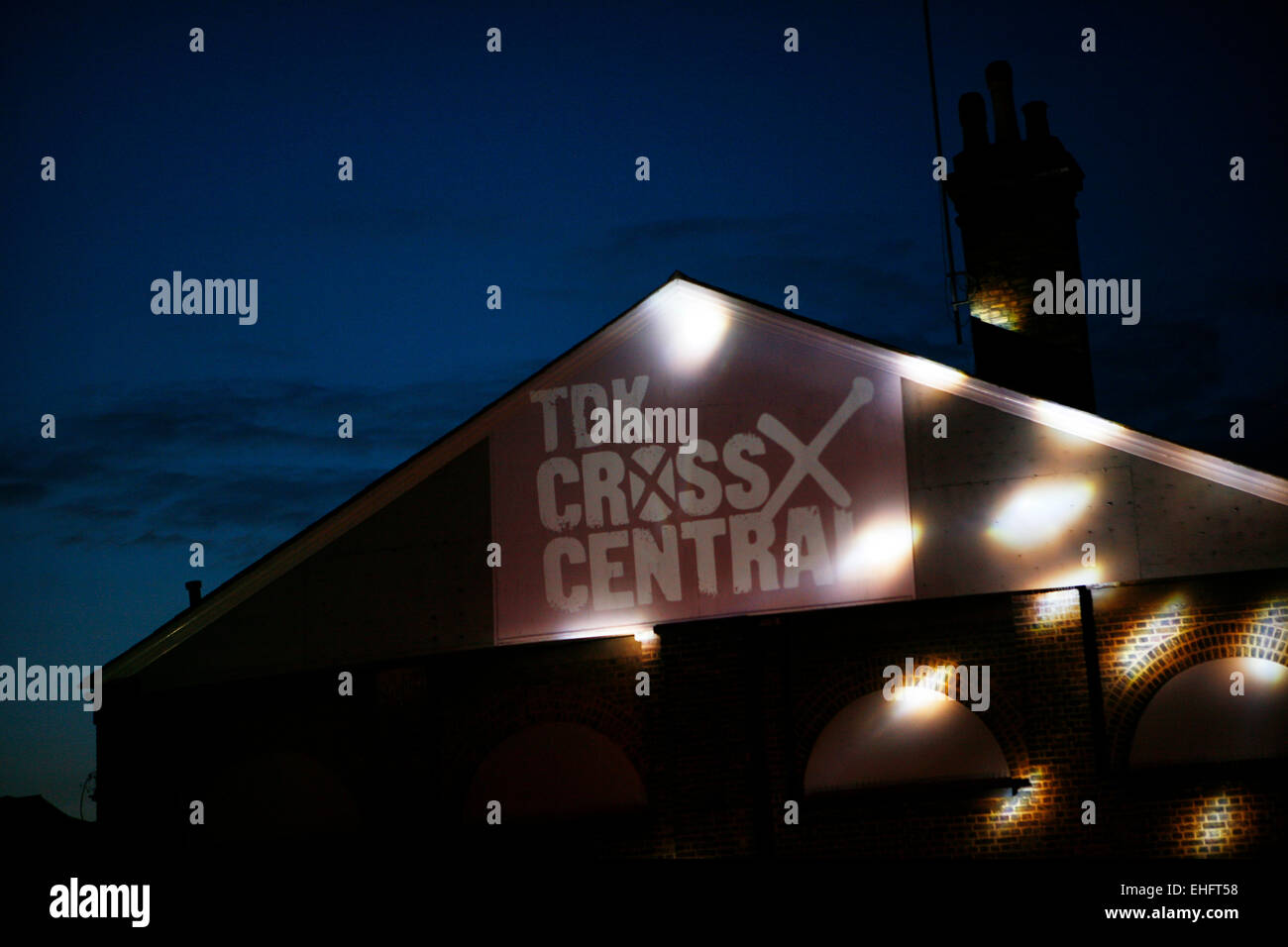 TDK Cross Central Festival 2007 a tela in Kings Cross a Londra. Foto Stock