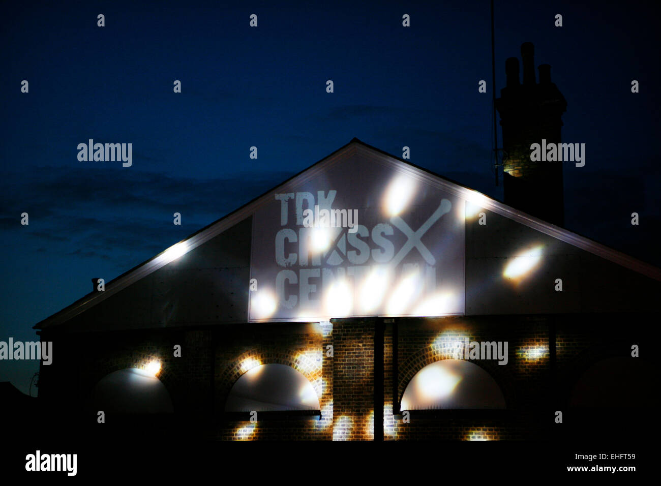 TDK Cross Central Festival 2007 a tela in Kings Cross a Londra. Foto Stock