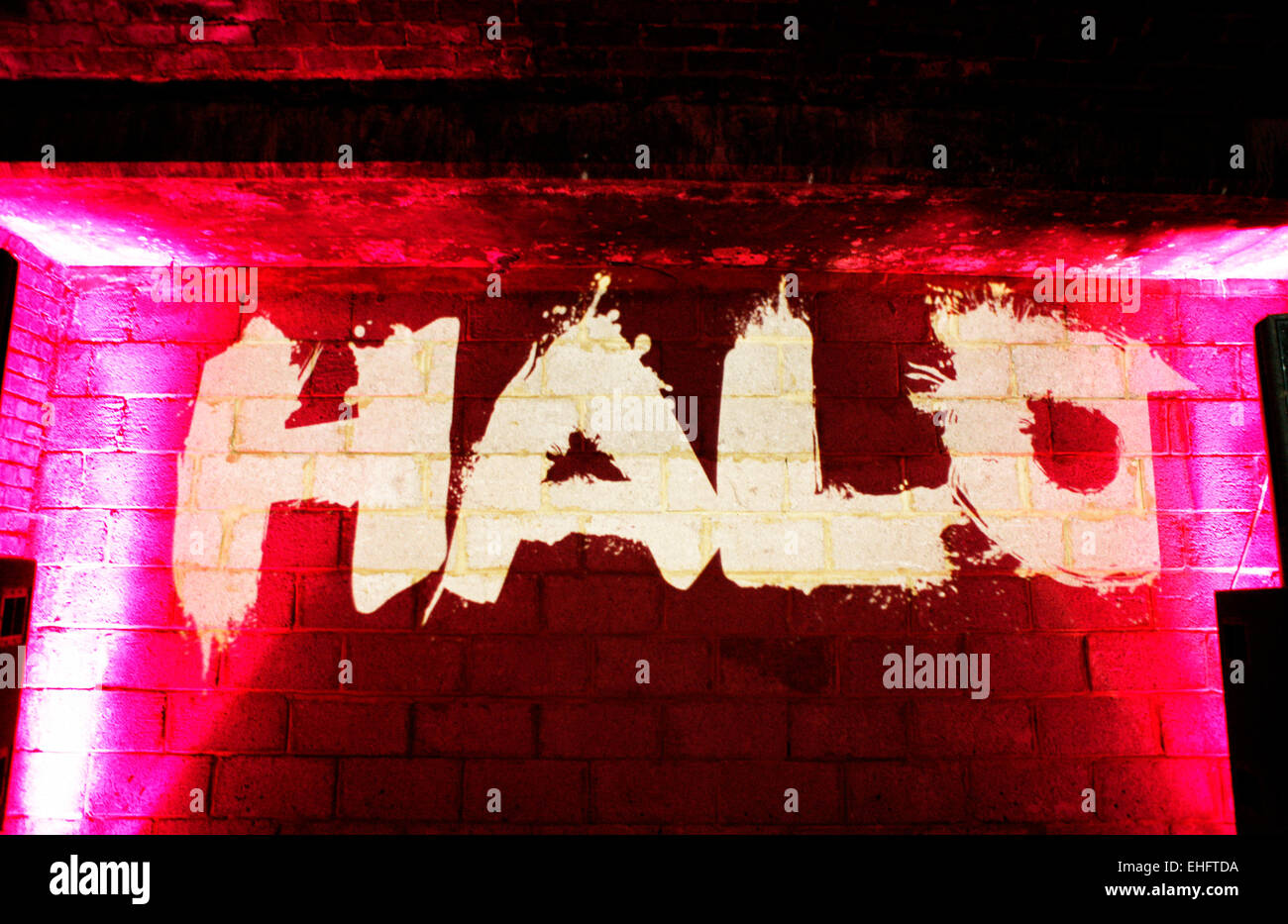 Alo a TDK Cross Central Festival 2007 a tela in Kings Cross a Londra. Foto Stock