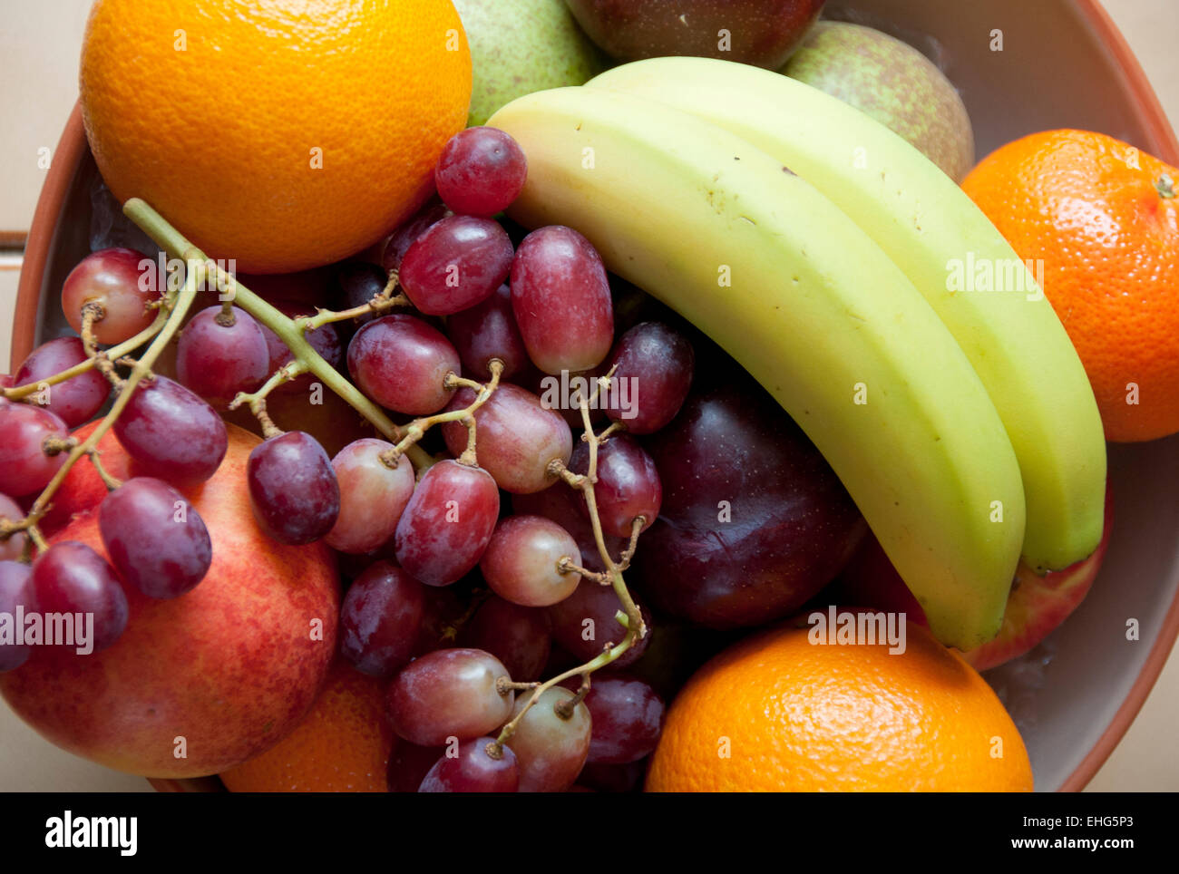 Ciotola di frutta Foto Stock