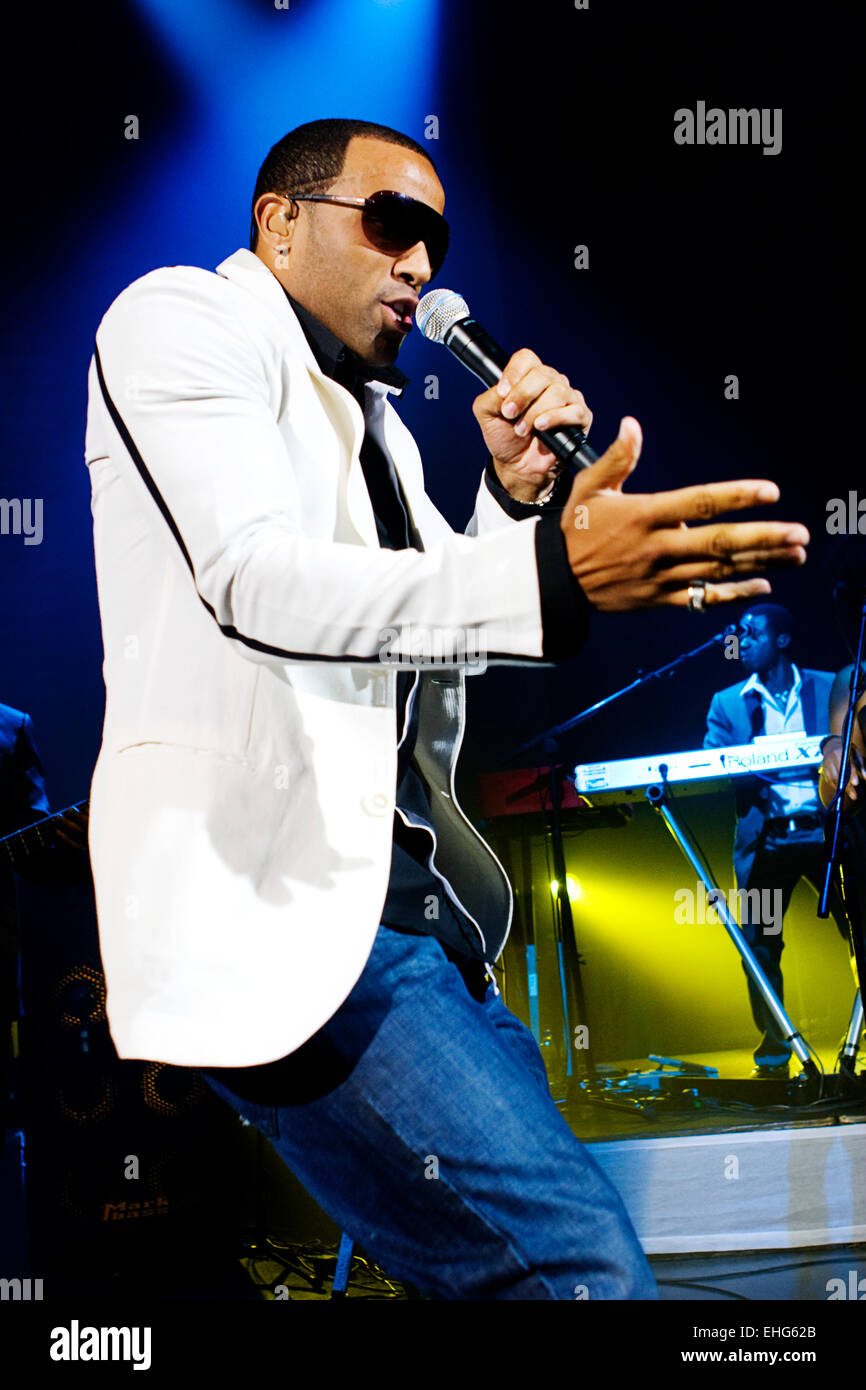 Craig David live at Shepherds Bush Empire di Londra. Foto Stock