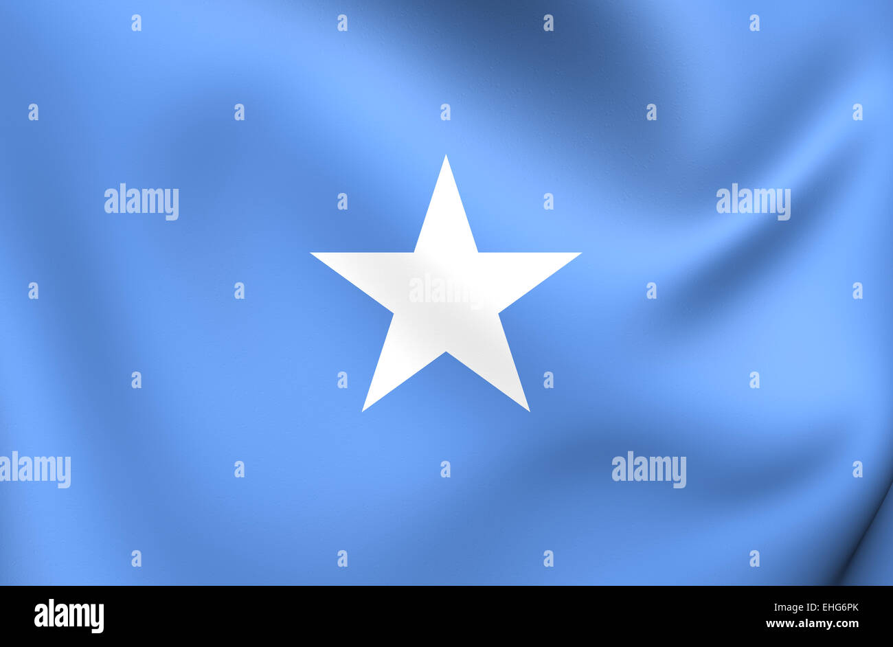 Bandiera della Somalia. Close up. Foto Stock