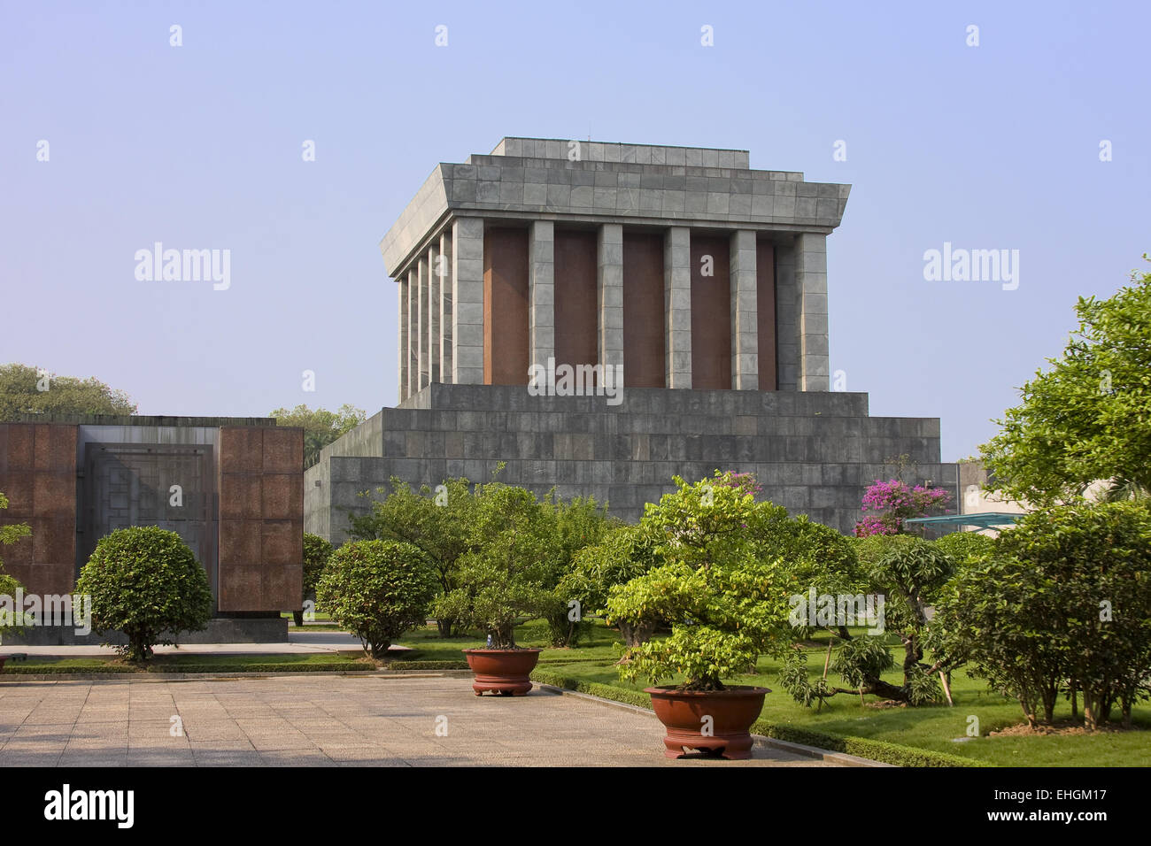 Mausoleo di Ho Chi Minh, Hanoi, Vietnam Asia Foto Stock
