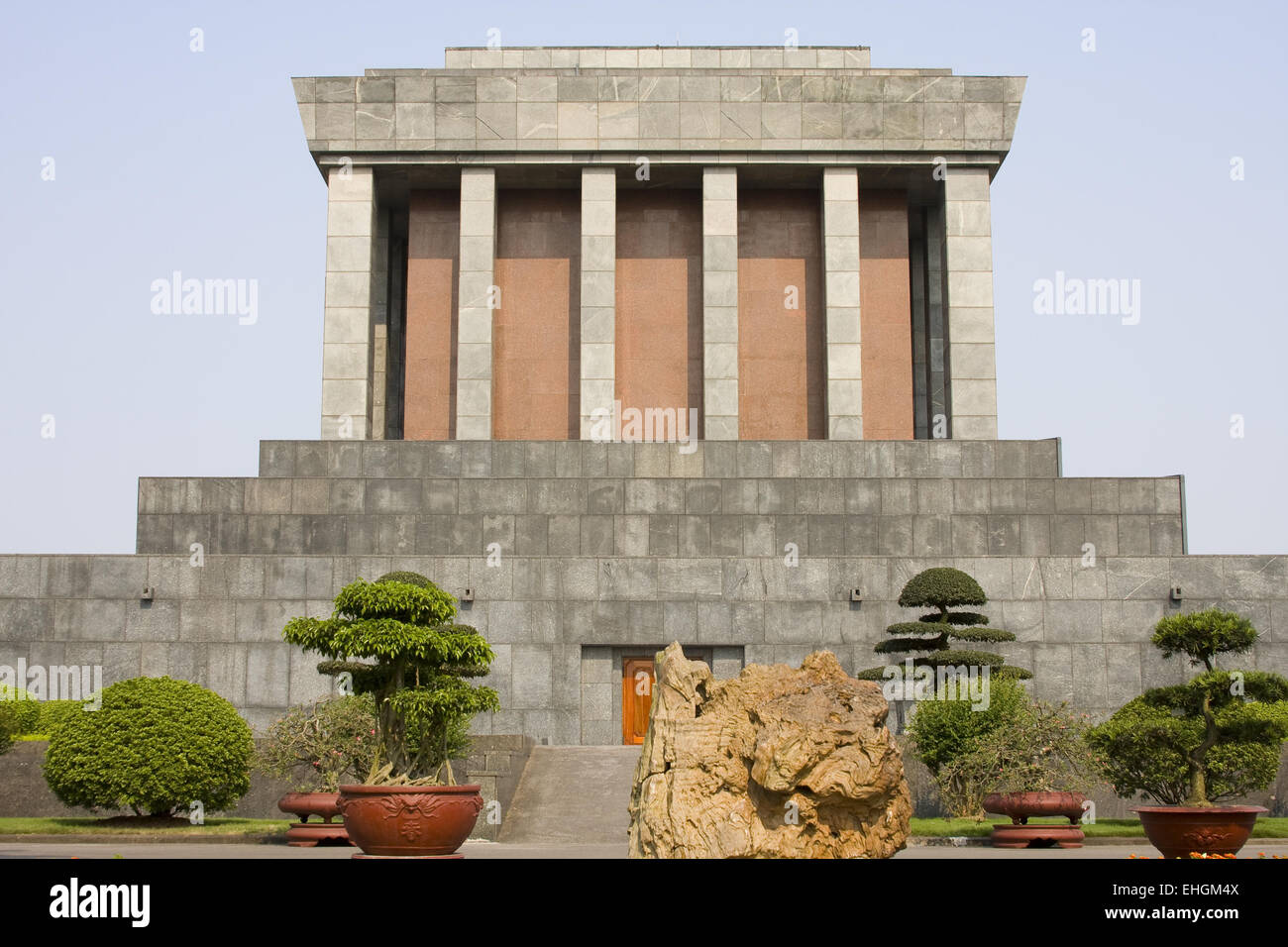 Mausoleo di Ho Chi Minh, Hanoi, Vietnam Asia Foto Stock