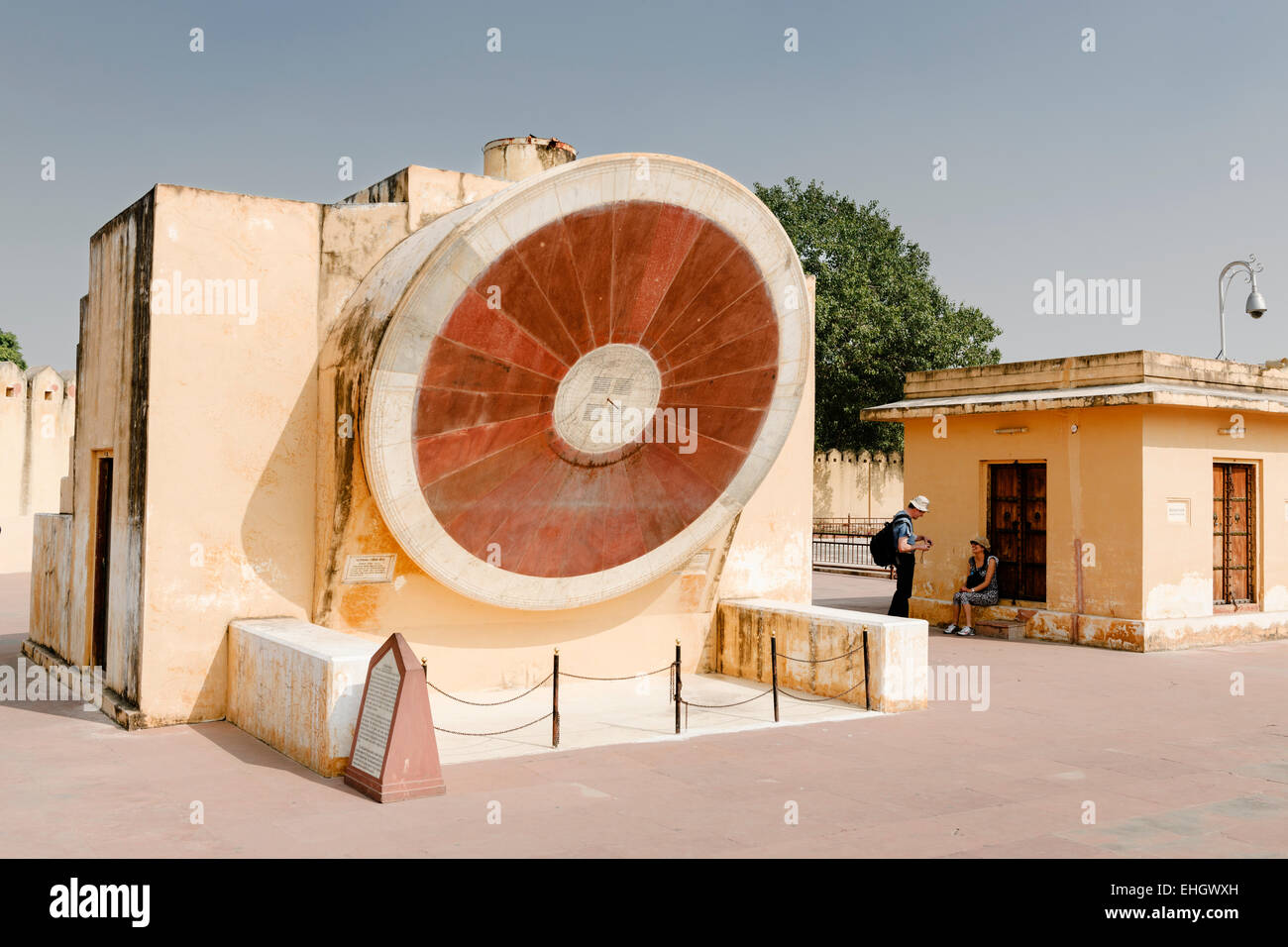 Jantar Mantar Observatory, Jaipur. Foto Stock