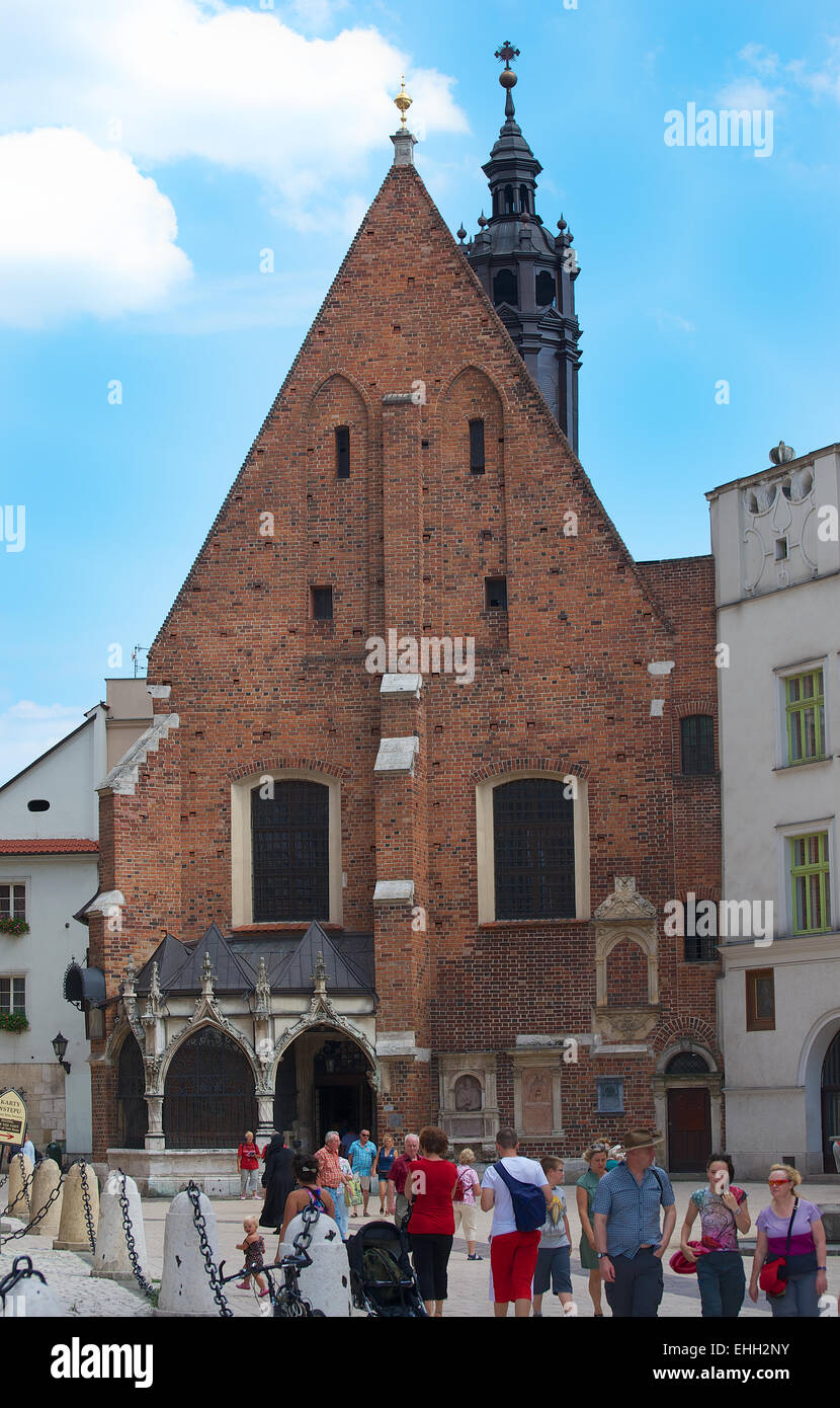 Santa Barbara la Chiesa di Cracovia in Polonia Foto Stock