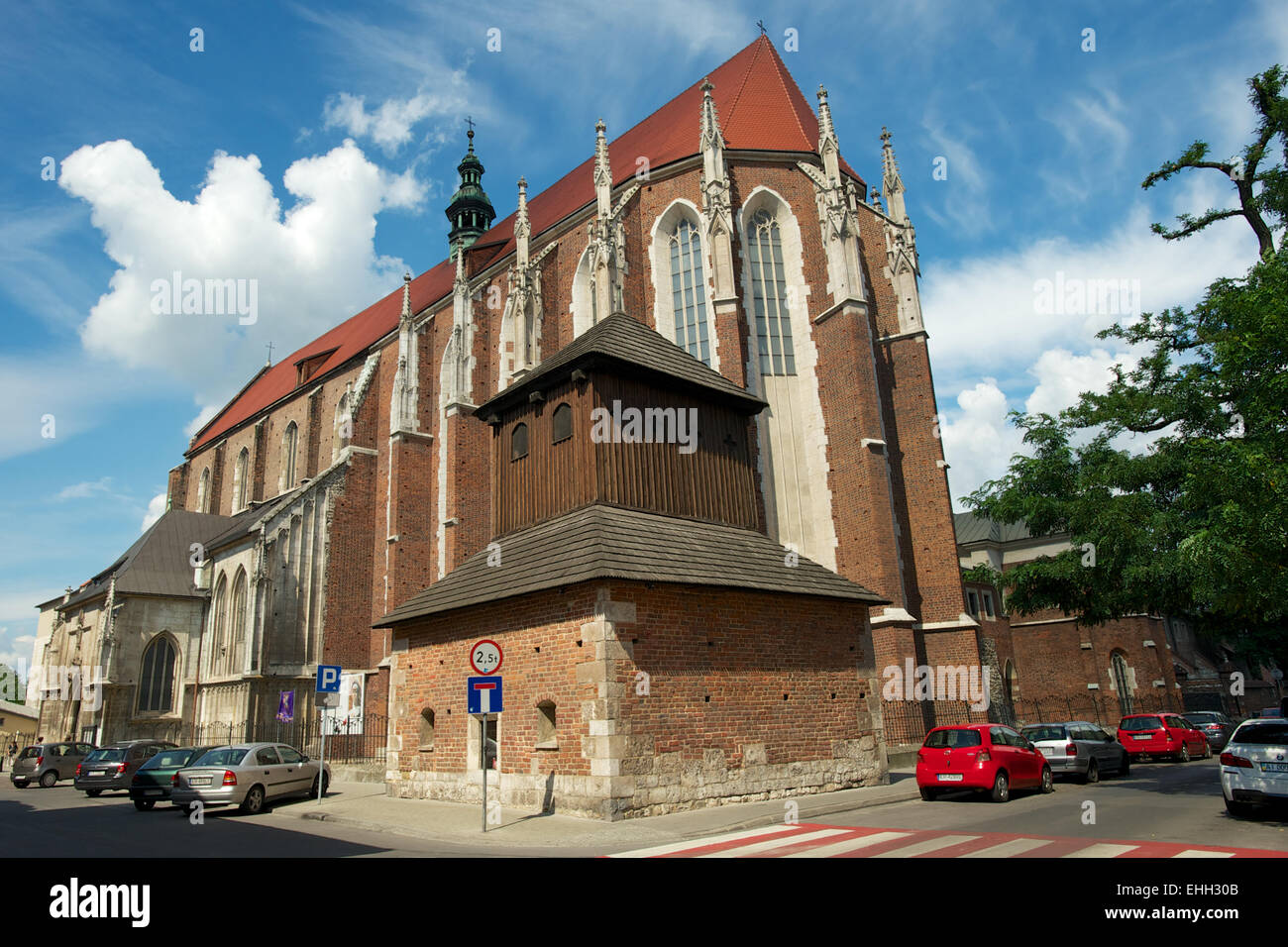La chiesa di Santa Caterina a Cracovia Polonia Foto Stock