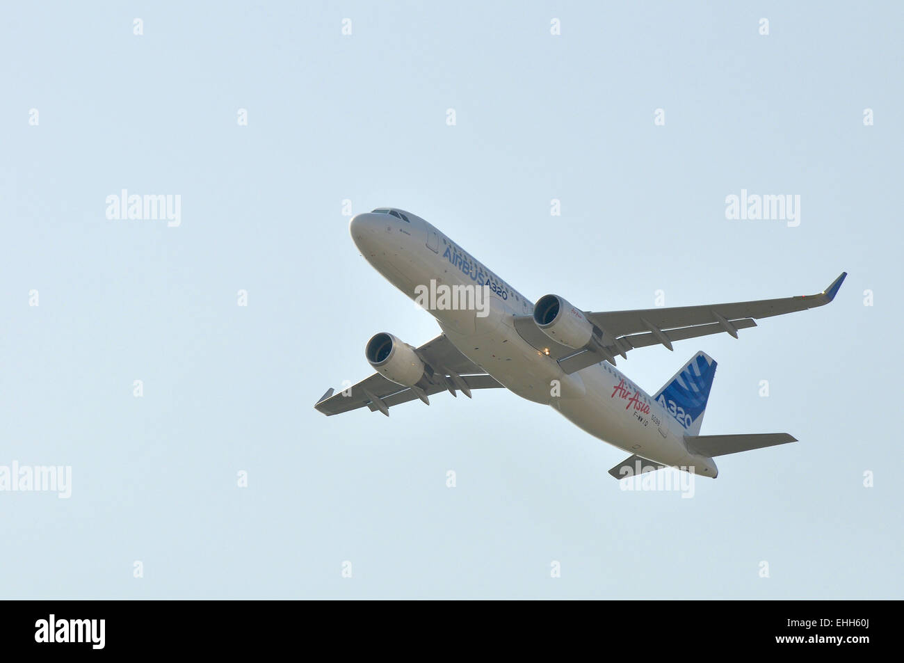 Airbus 320 a Berlino Air Show ILA Foto Stock