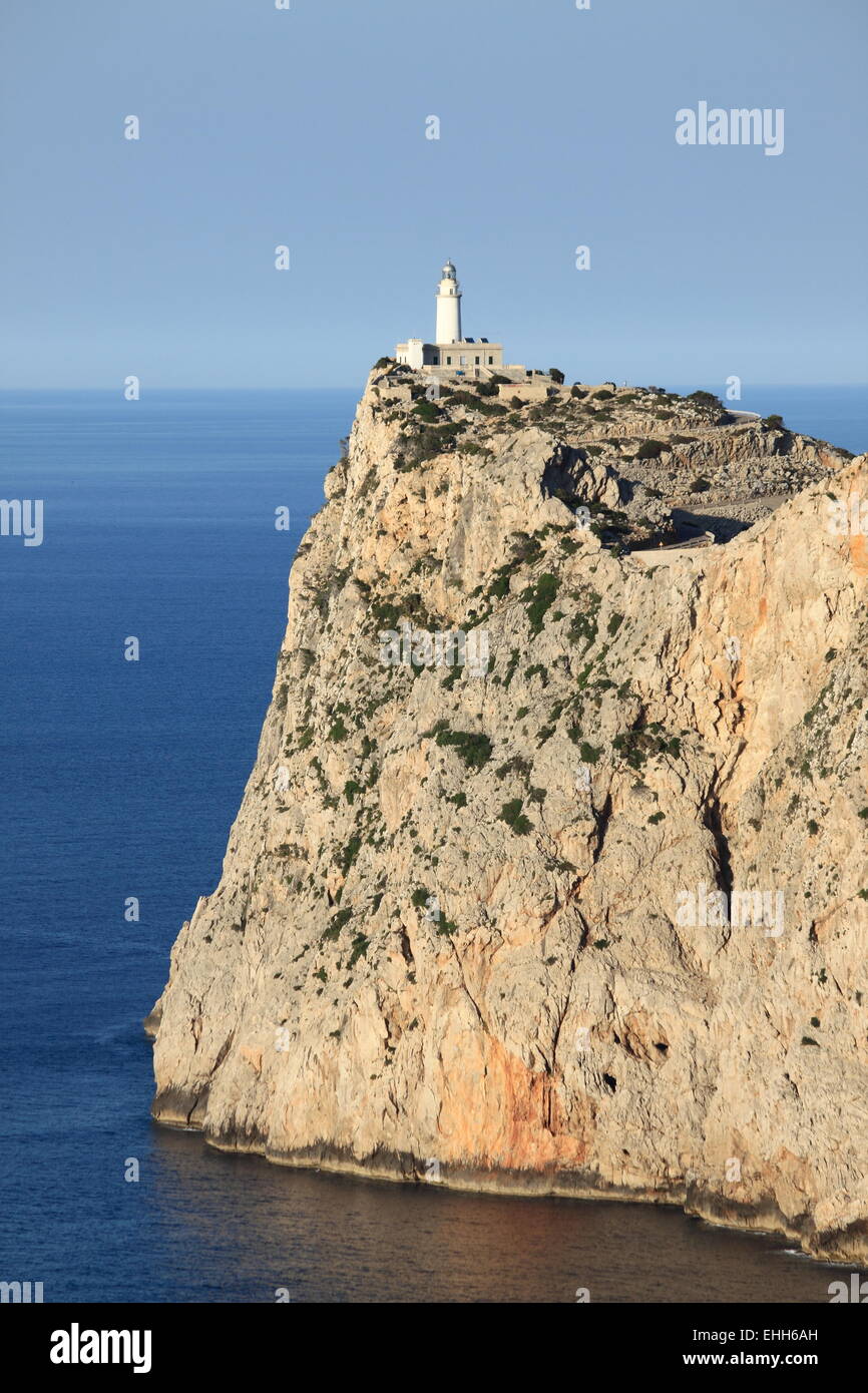 Faro di Cap de Formentor Foto Stock