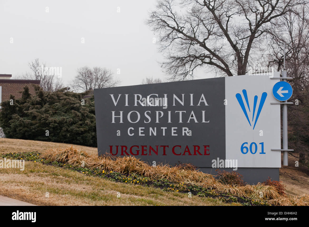 Virginia centro ospedaliero di cure urgenti segno - Virginia STATI UNITI D'AMERICA Foto Stock