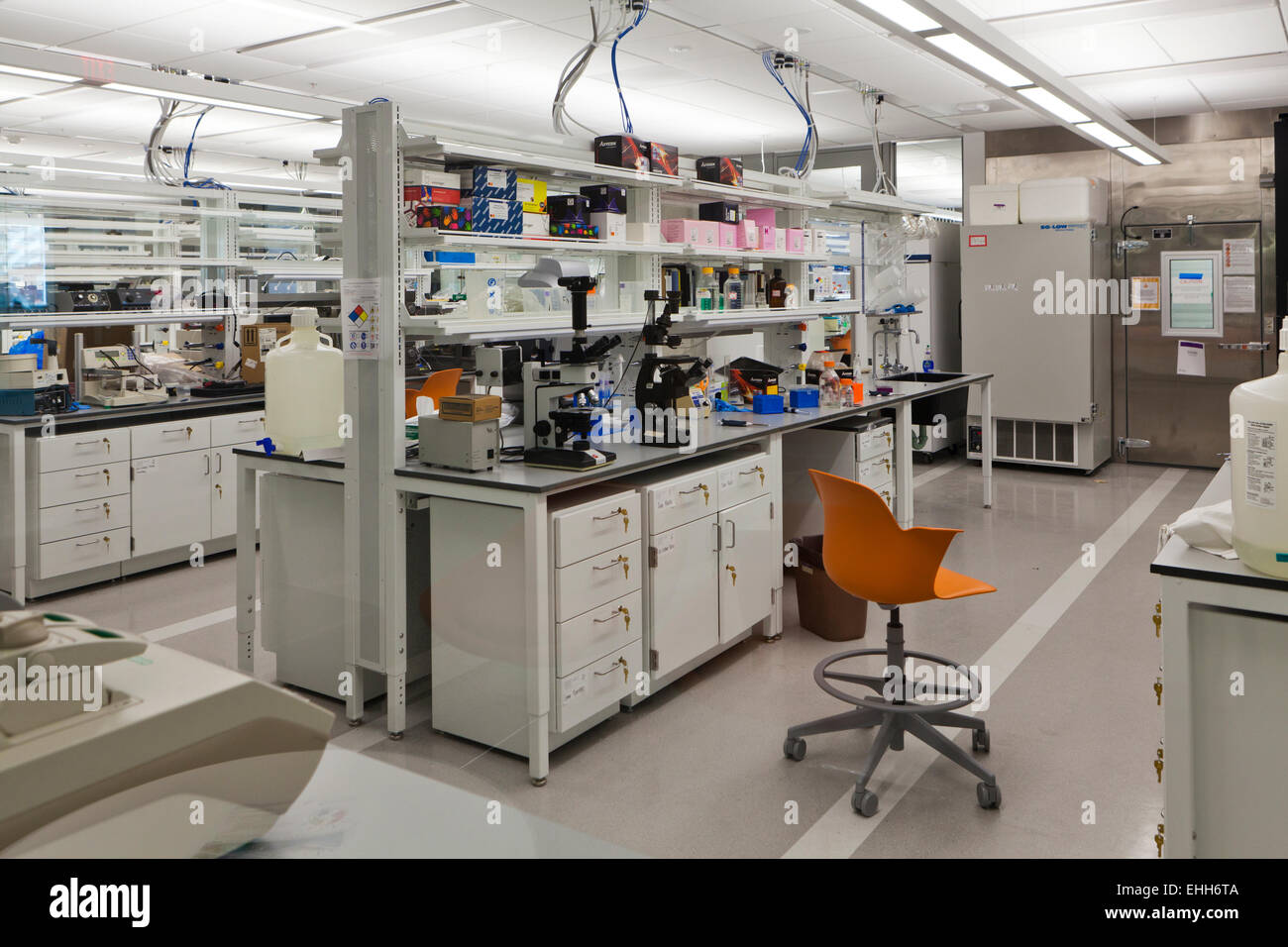 University science lab - USA Foto Stock