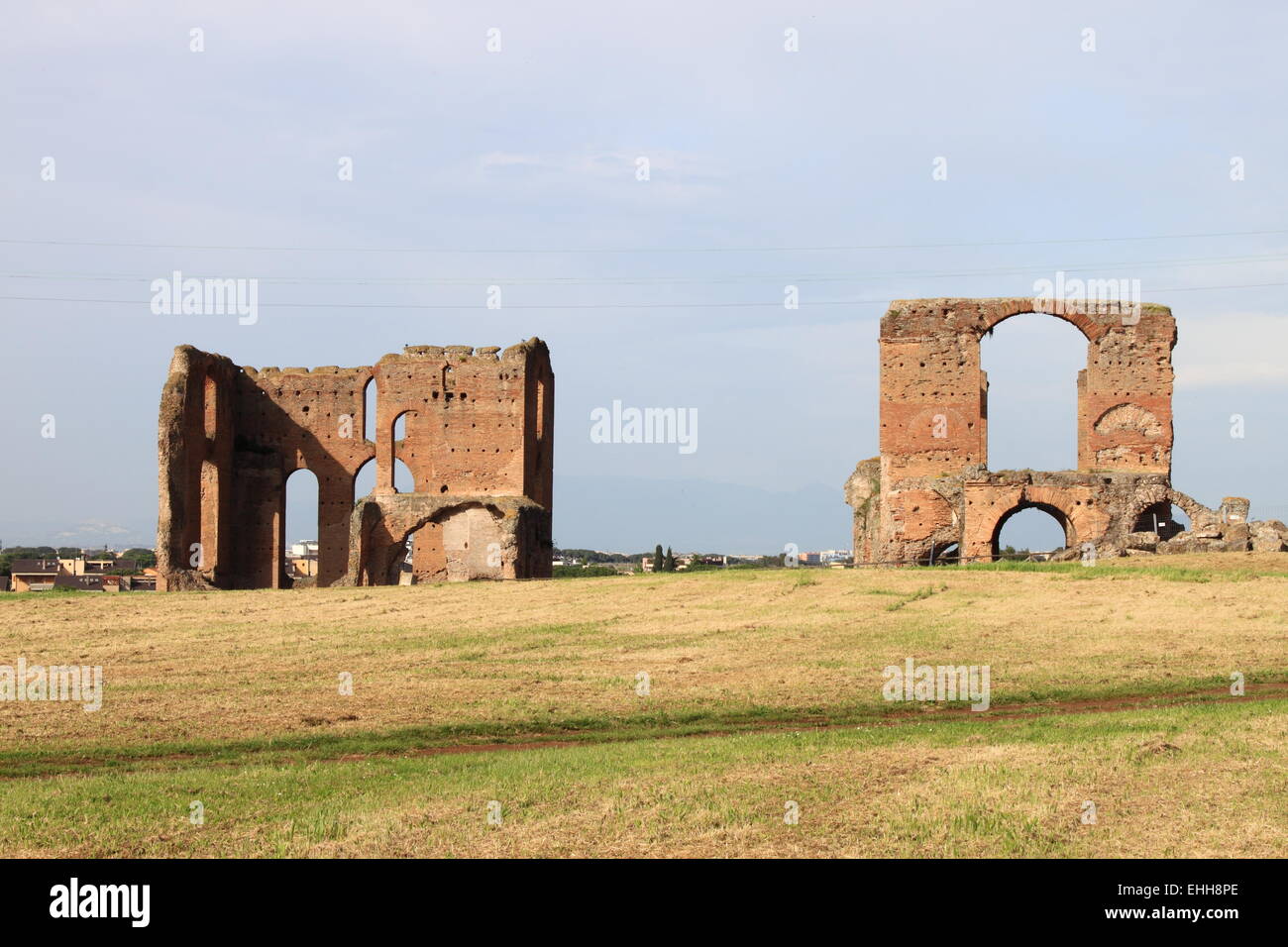 Rovine dei Quintili Villa a Roma Foto Stock